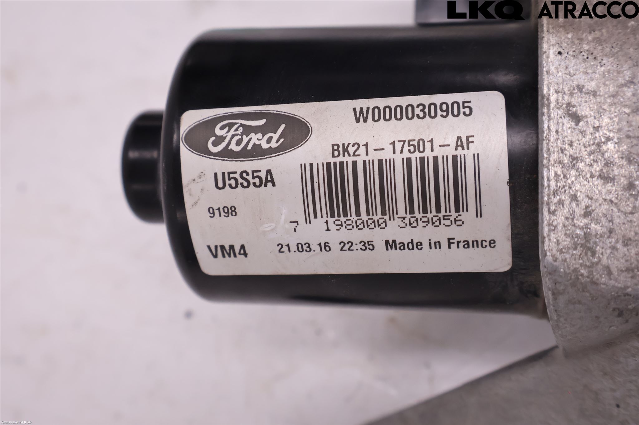 Ford TRANSIT/TOURNEO CUSTOM 13-24 Torkarmotor Vindruta