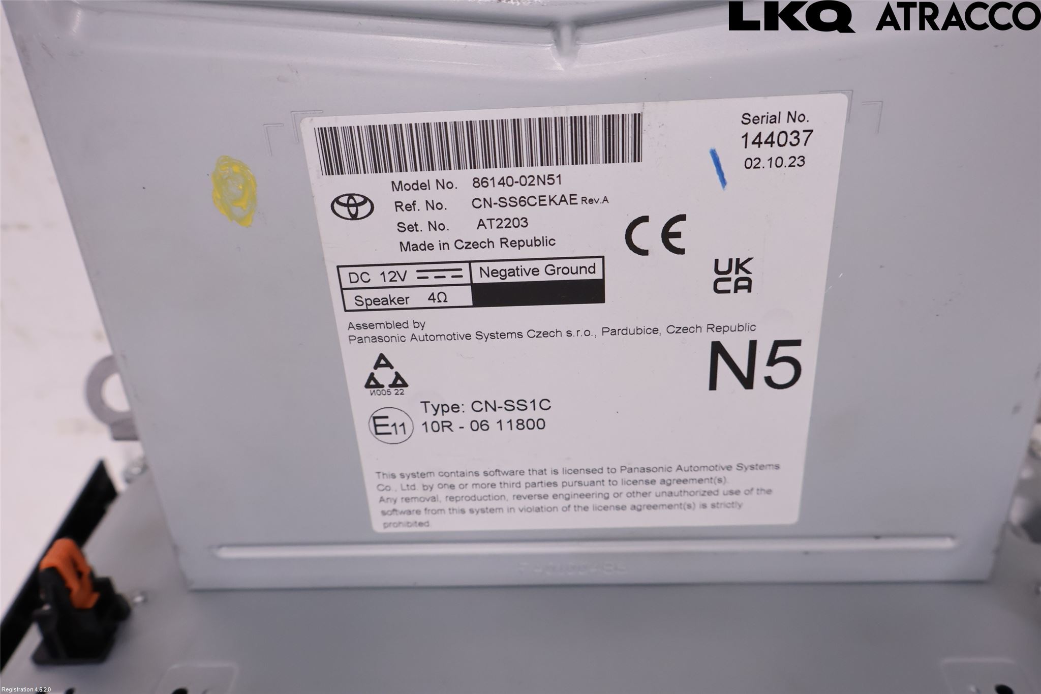 Toyota COROLLA 19- Cd Radio - Multimediapanel