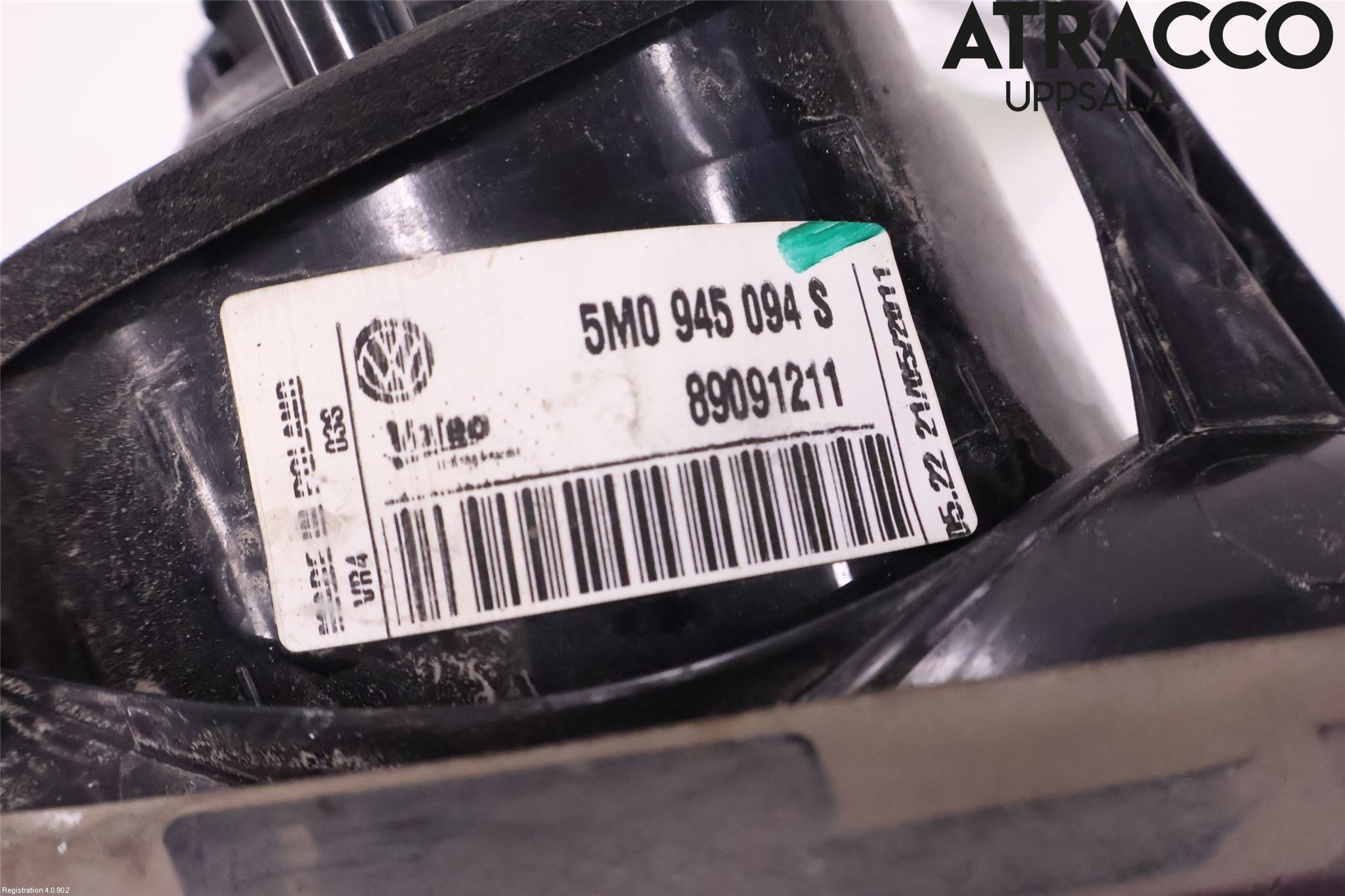 Volkswagen VW GOLF PLUS/CROSS GOLF 04-14 Bakljus Lucka Hö