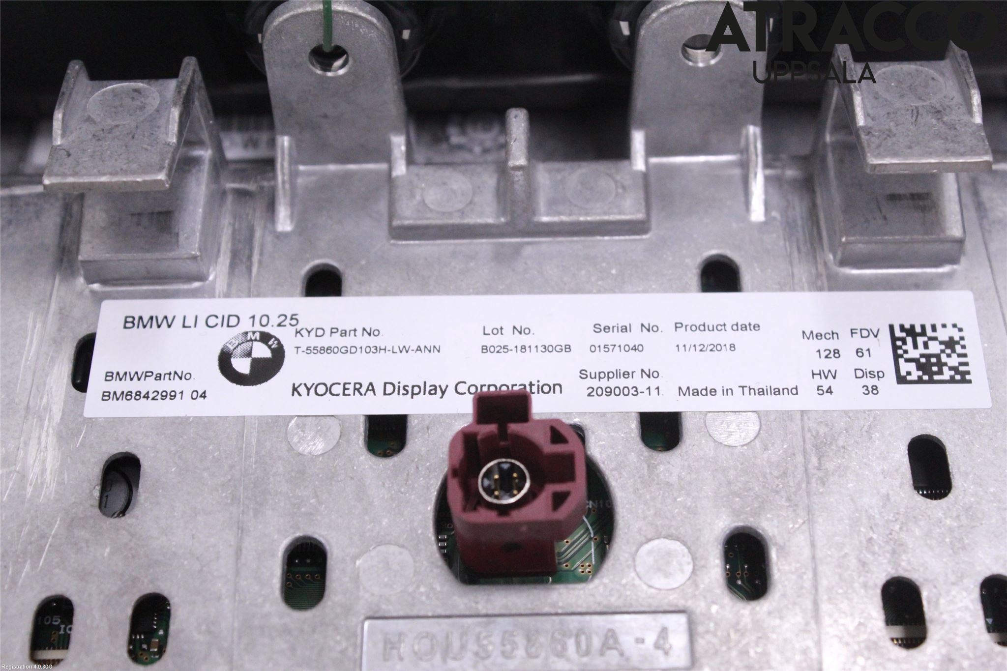 BMW i3 I01 13-22 Bildskärm