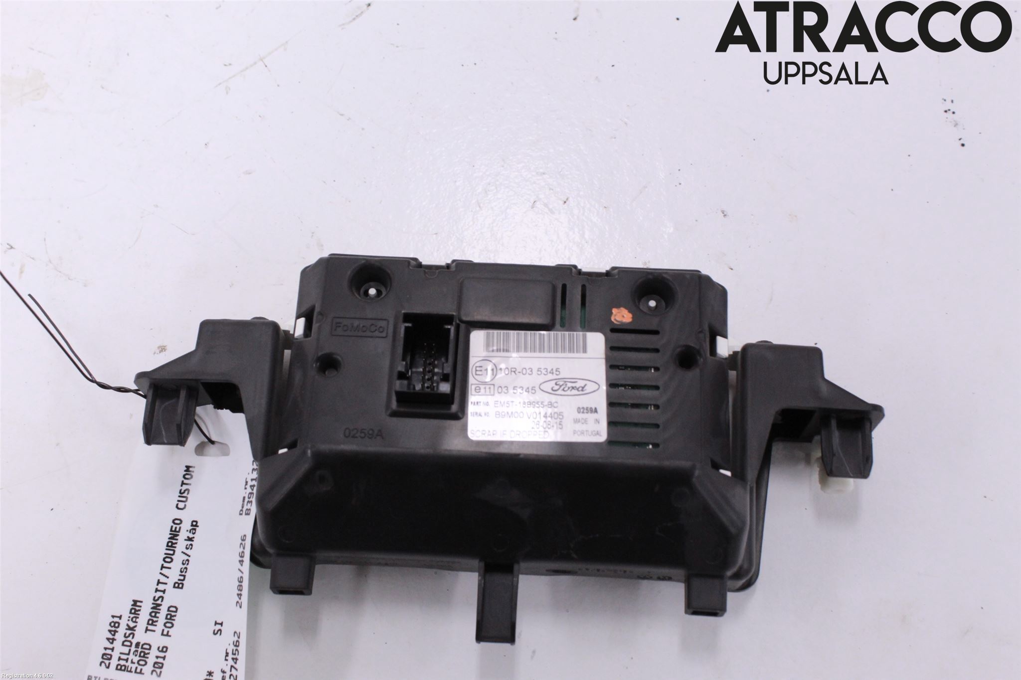 Ford TRANSIT/TOURNEO CUSTOM 13-24 Bildskärm