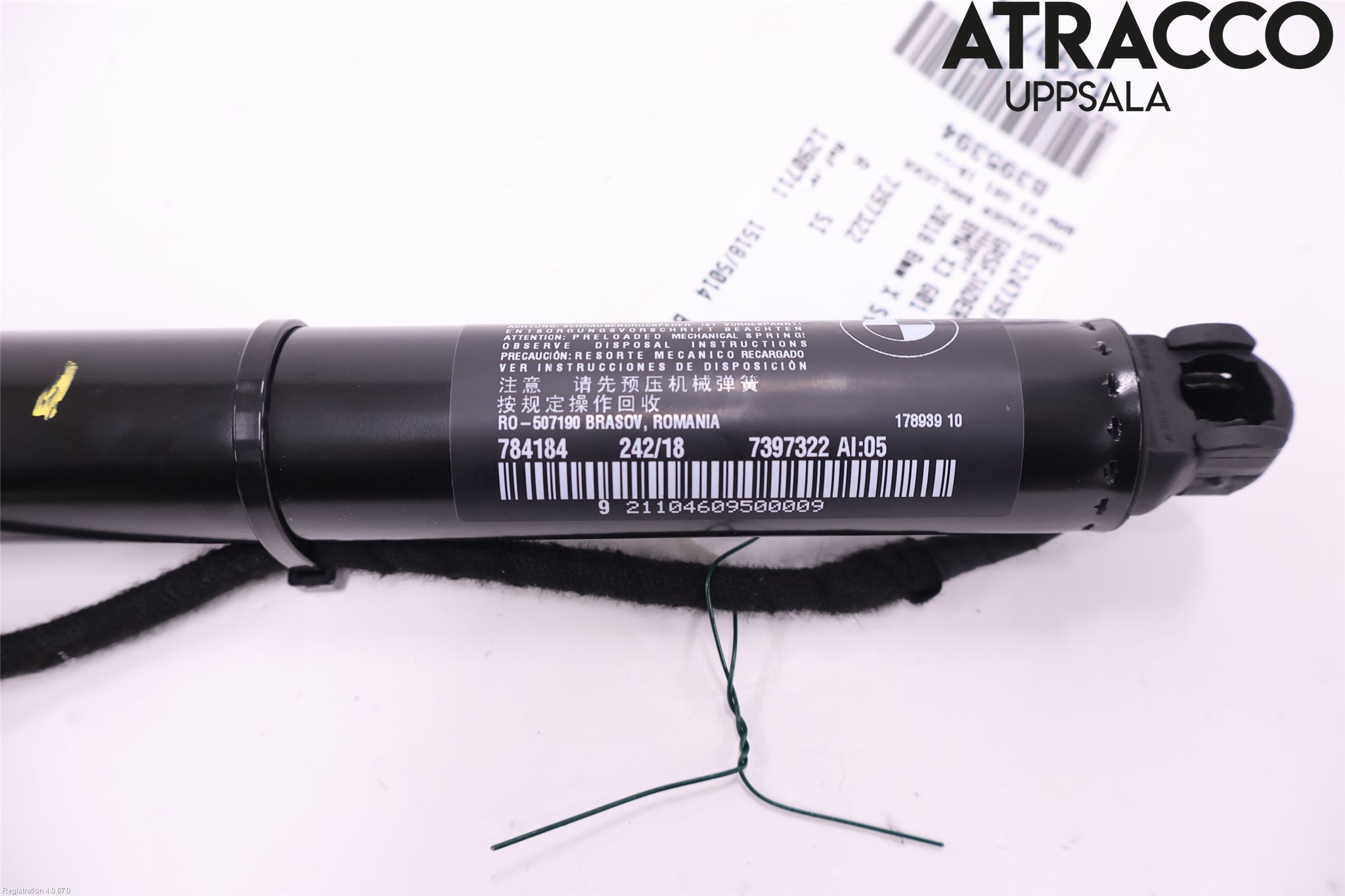 BMW X3 G01 18- Gasfjäder Baklucka