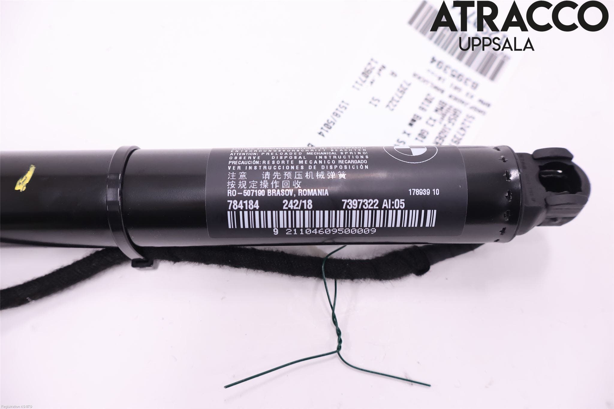 BMW X3 G01 18- Gasfjäder Baklucka