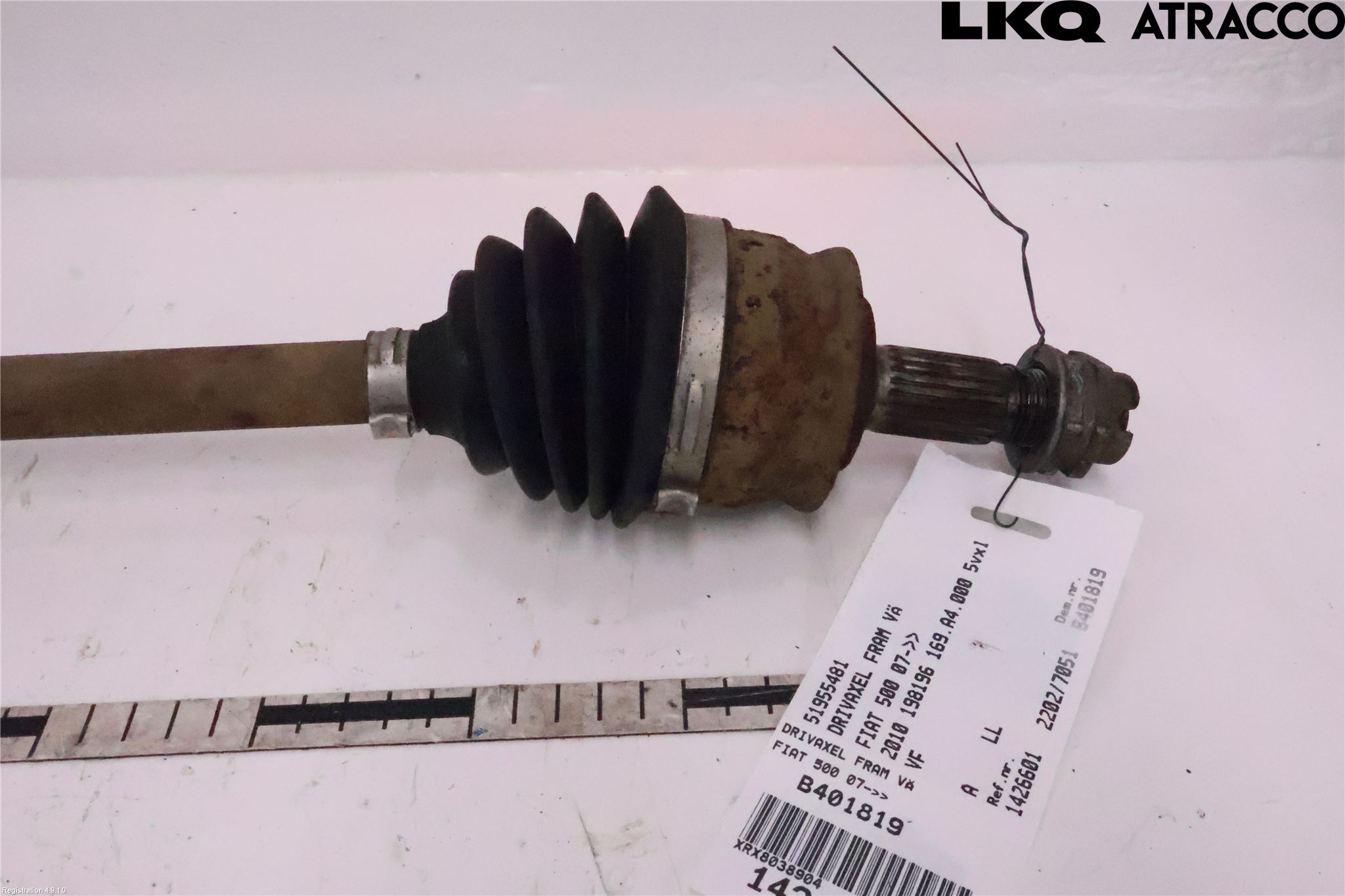 Fiat 500 07- Drivaxel Fram Vänster