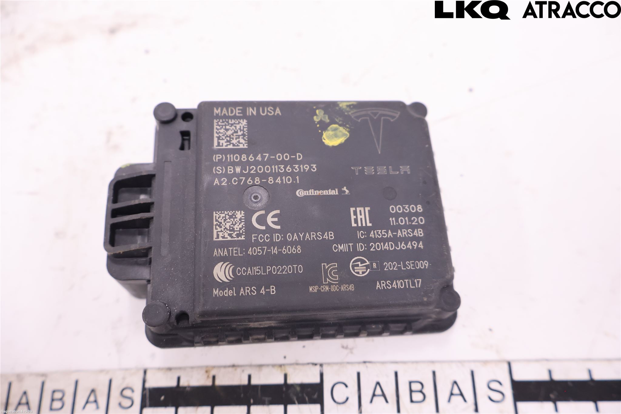 Tesla MODEL 3 17- Sensor Adaptiv Farthållare