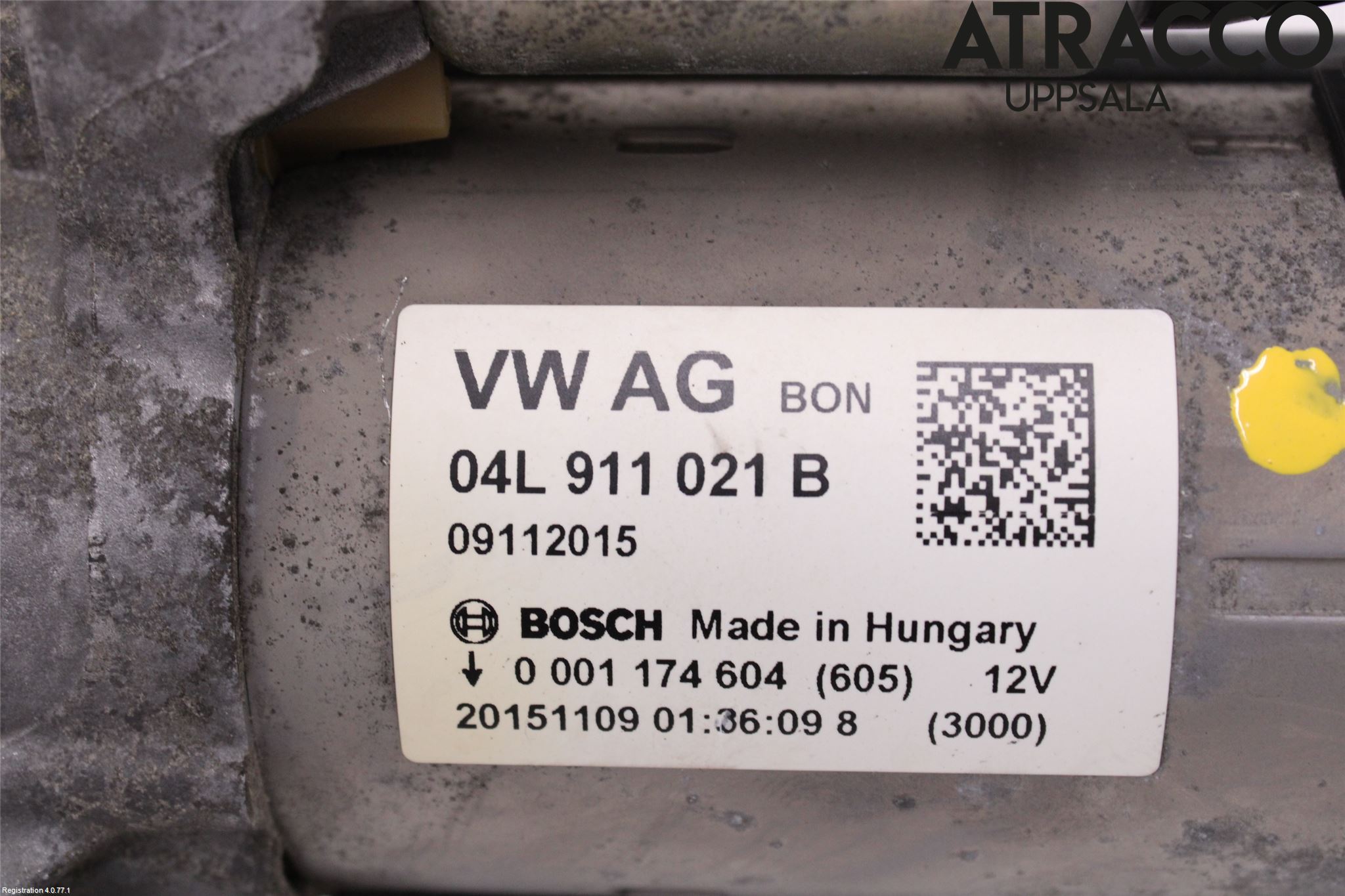 Audi A4/S4 B9 16-19 Startmotor Diesel