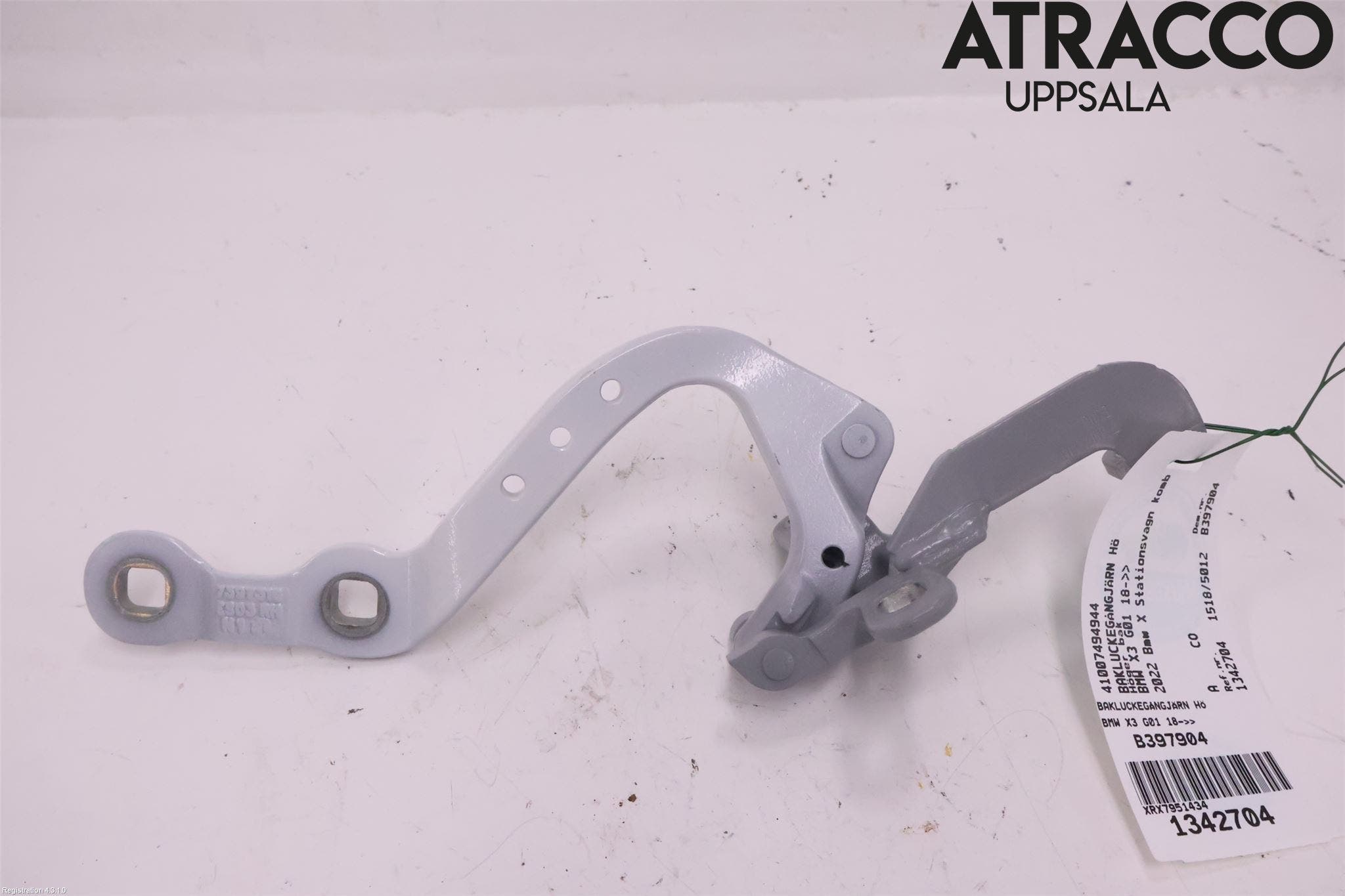 BMW X3 G01 18- Bakluckegångjärn Hö