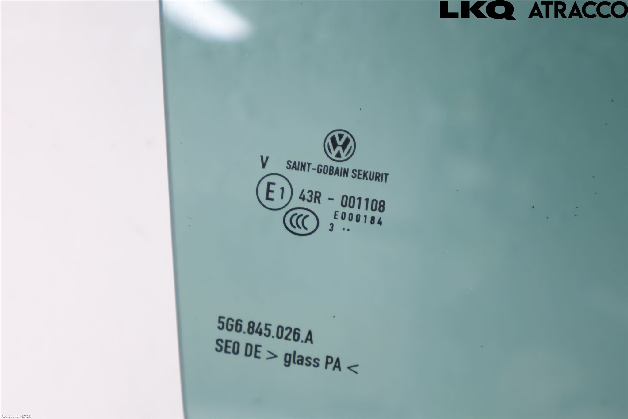 Volkswagen VW GOLF / E-GOLF VII 13-20 Dörruta Bak Höger