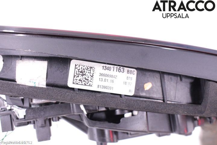 Opel ASTRA K 16-22 Bakljus Lucka Hö