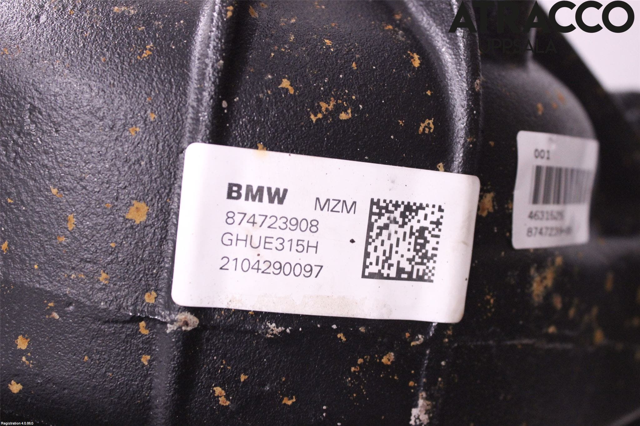 BMW 3 G20/G21/G80/G81 19- Bakväxel-Diff