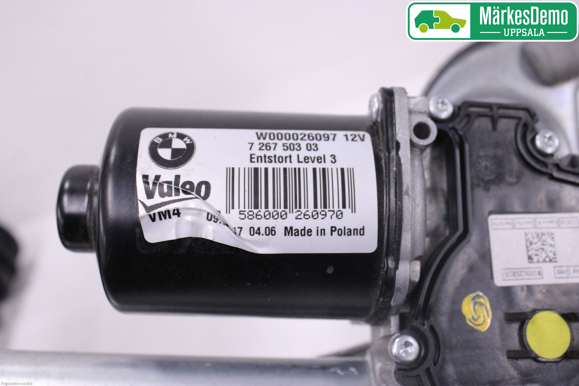 BMW 4 F32/F33/F82/F83 13-20 Torkarmotor Vindruta