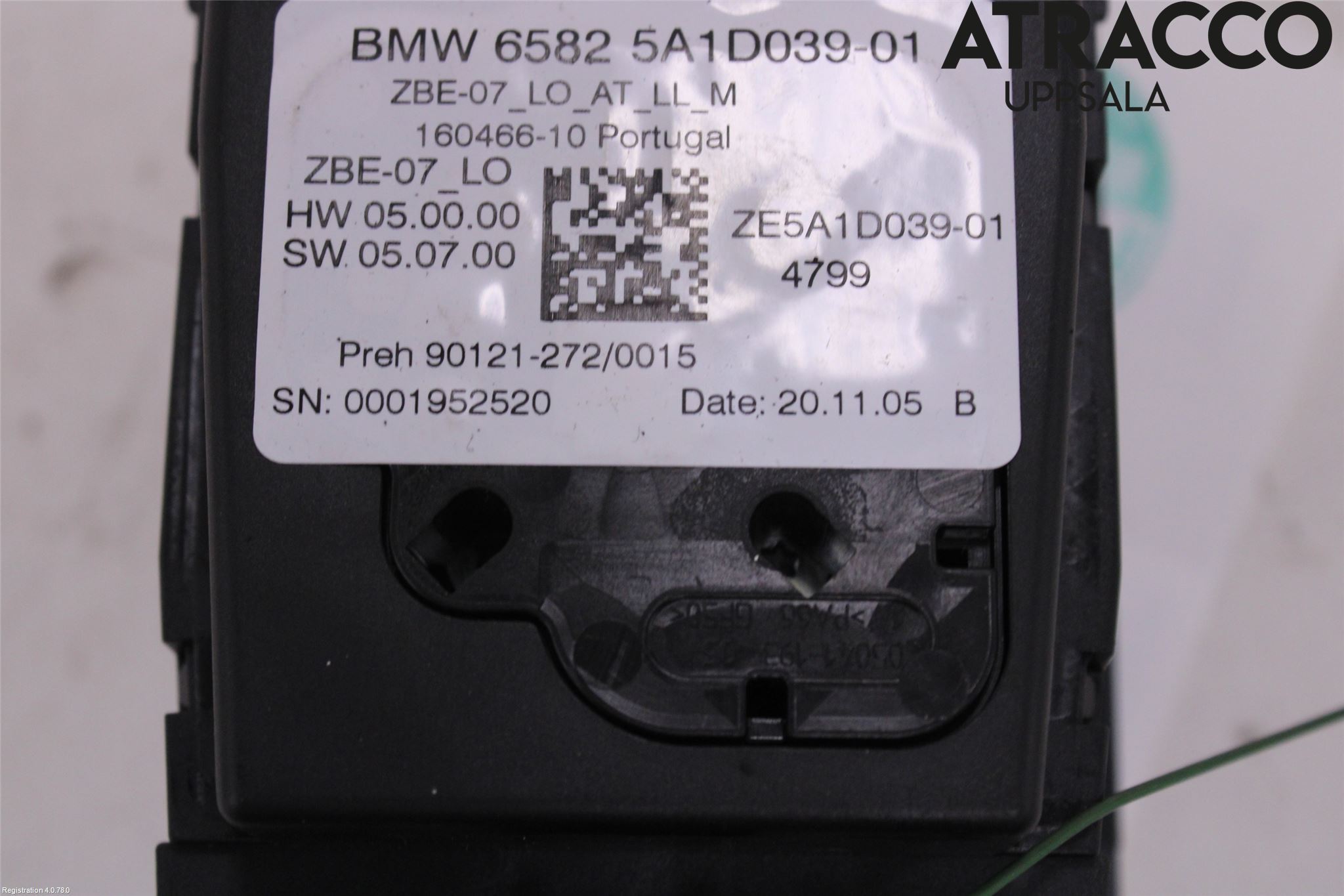 BMW 1 F40 19- Strömställare Färddator