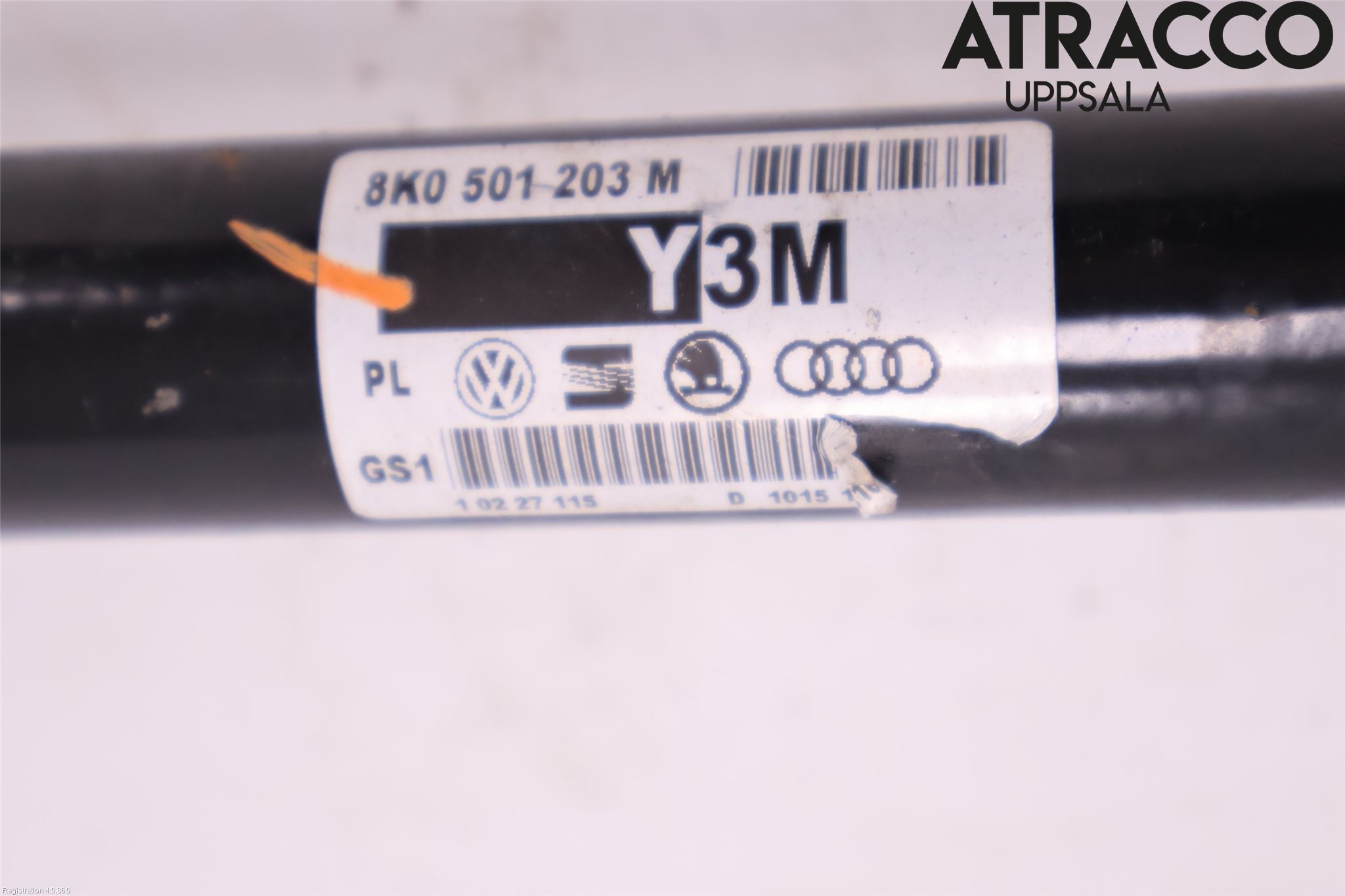 Audi A4 12-15 Drivaxel Bak Höger