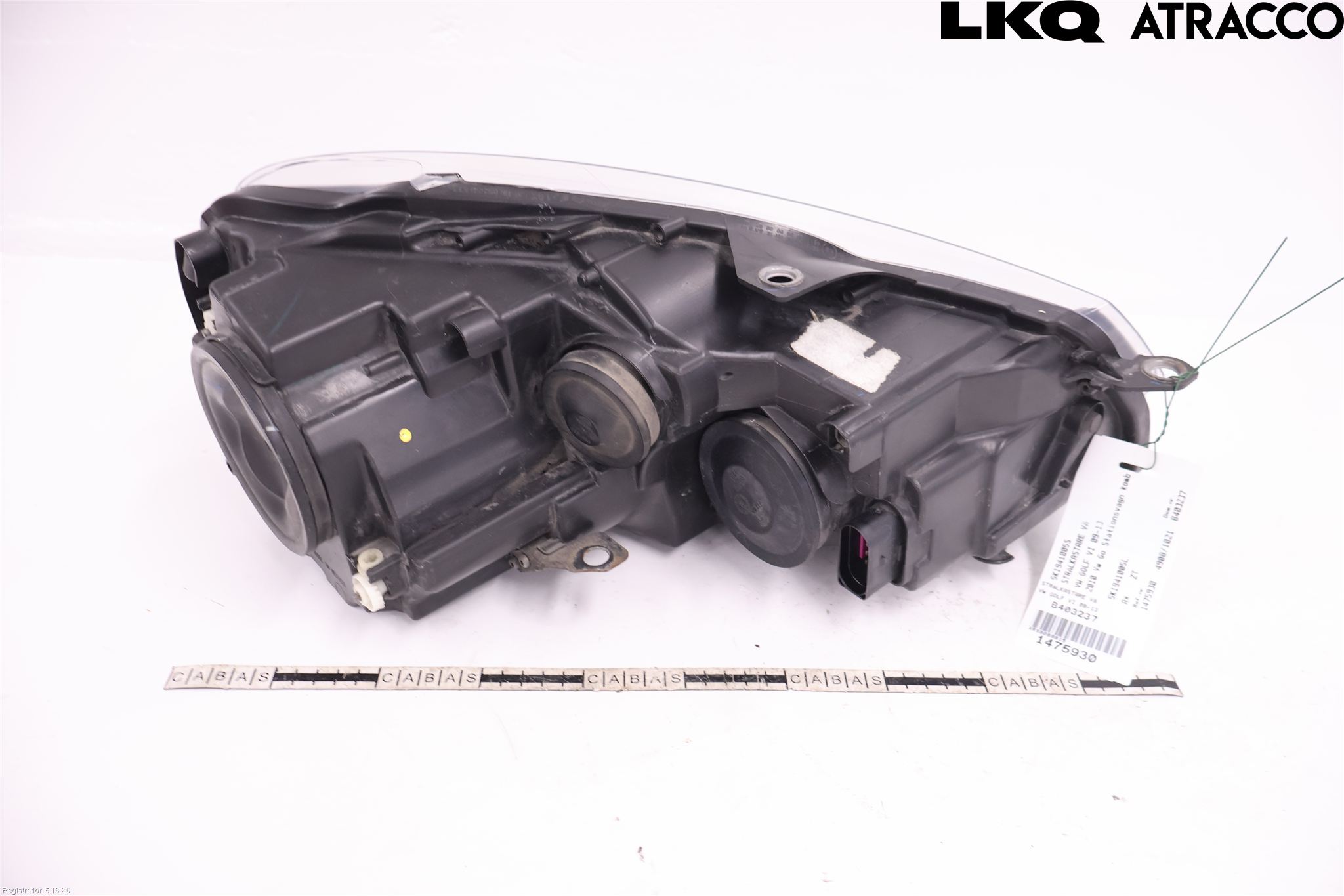 Volkswagen VW GOLF VI 09-13 Strålkastare Vänster