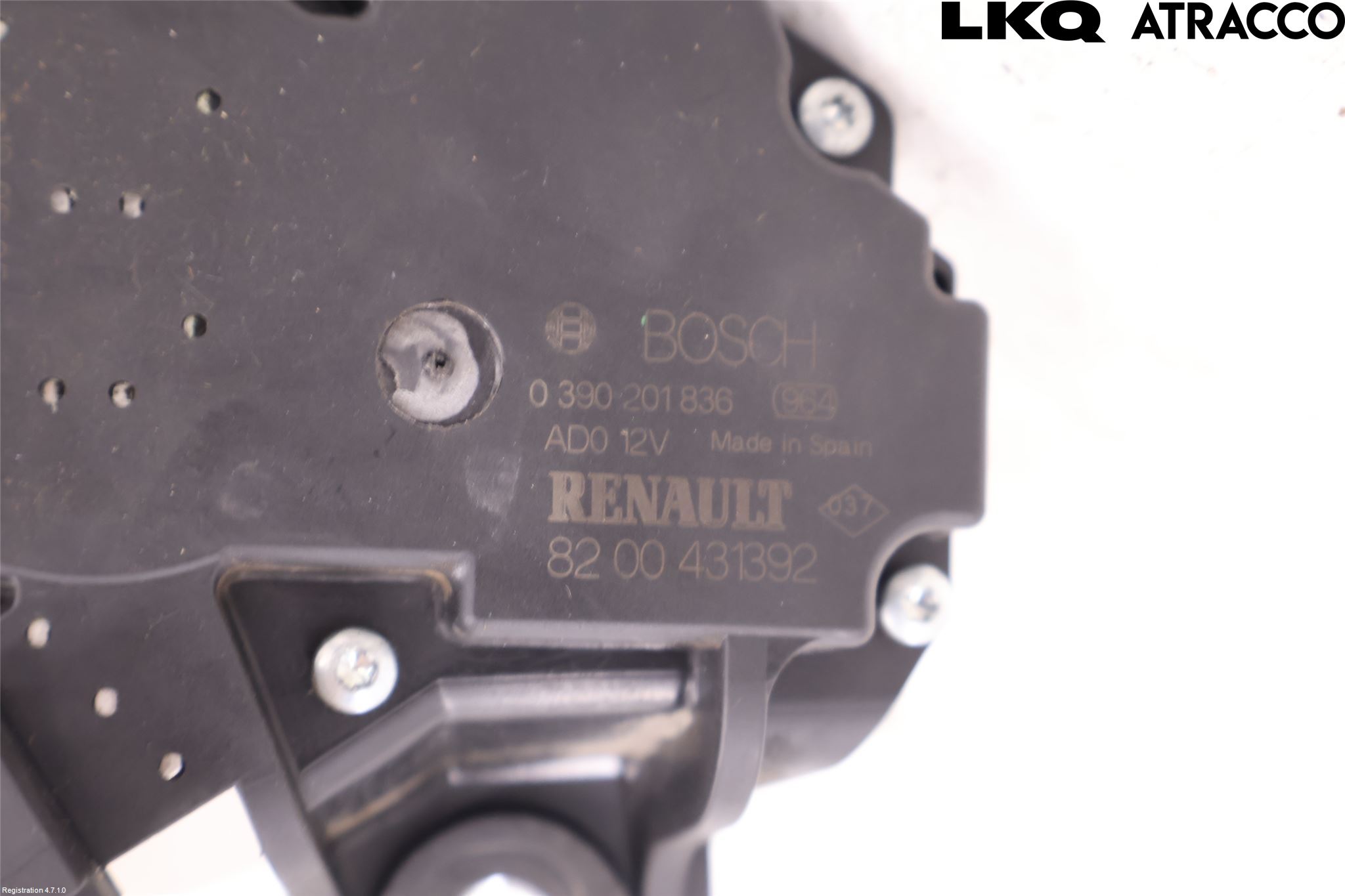 Renault KANGOO II 15-21 Torkarmotor Baklucka