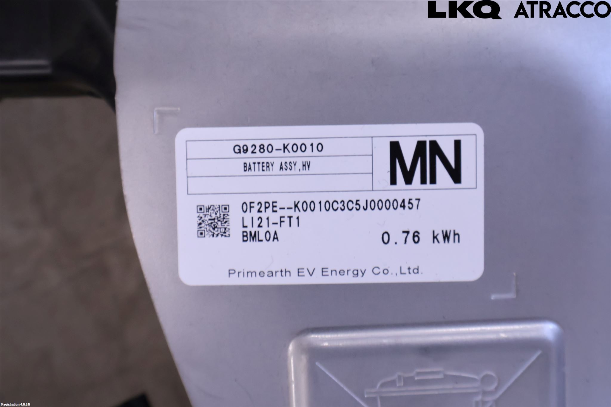 Toyota YARIS XP21 20- Batteri Högspänning