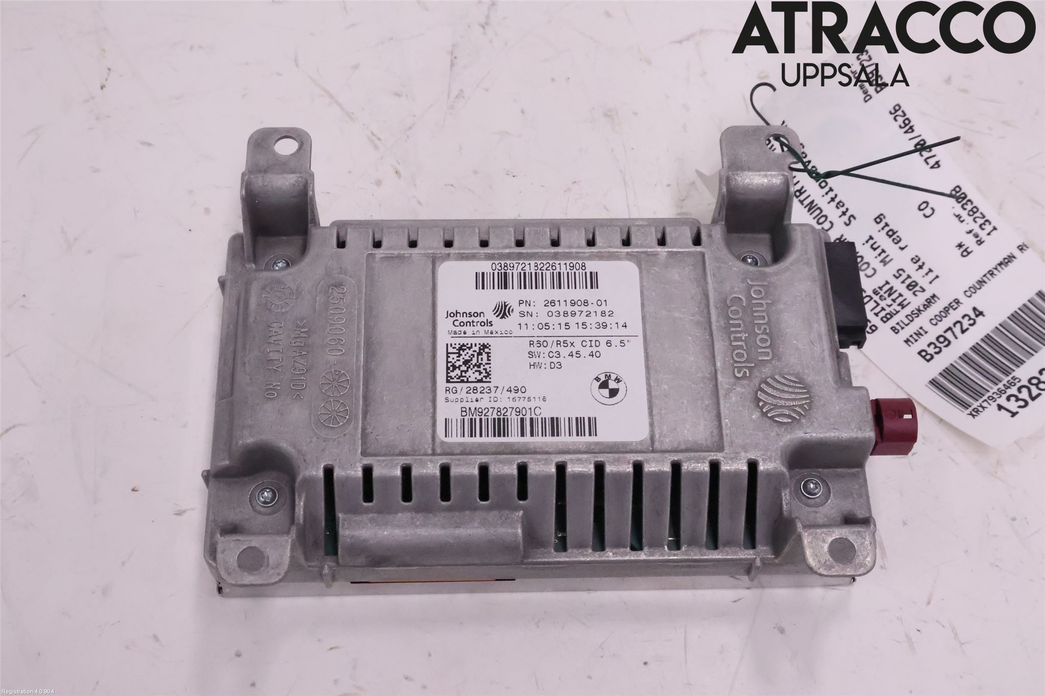 Mini COUNTRYMAN R60 11-16 Bildskärm