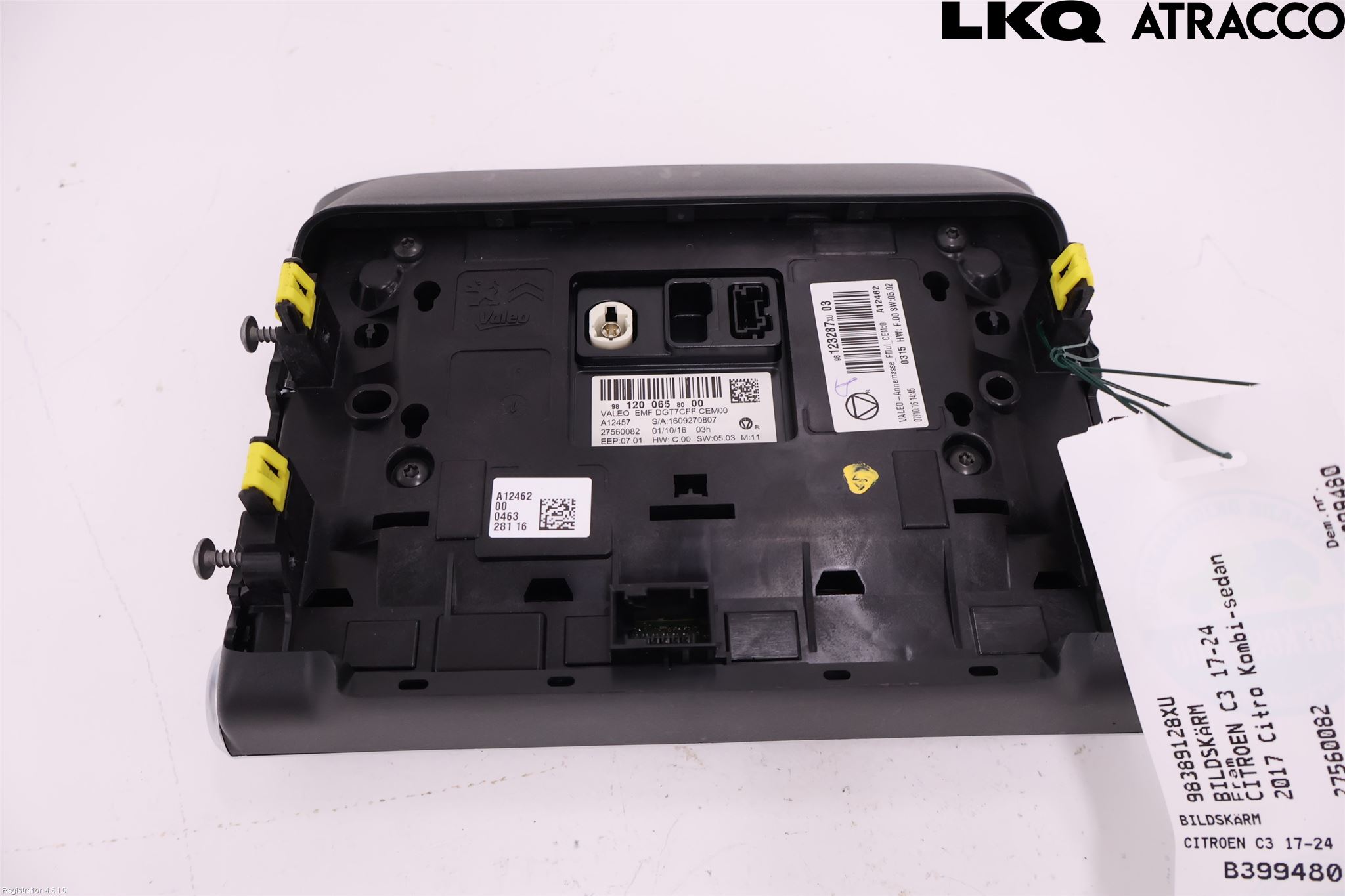 Citroen COTROEN C3 17-24 Bildskärm