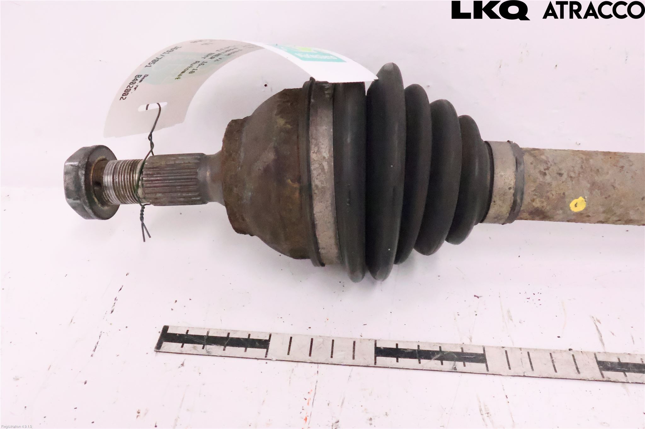 Peugeot PARTNER 16-18 Drivaxel Fram Vänster