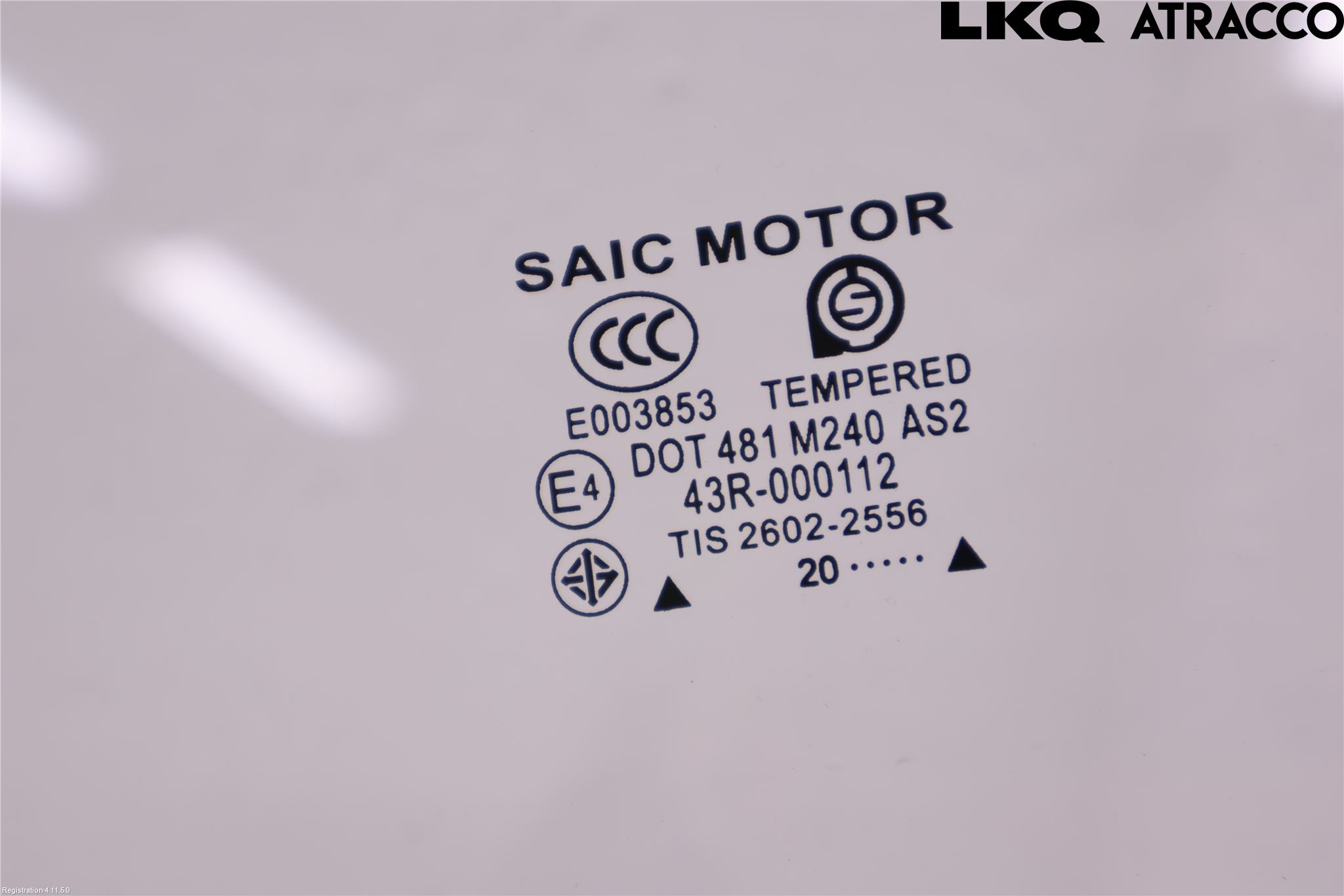 MG ZS EV 20- Dörruta Fram Vänster