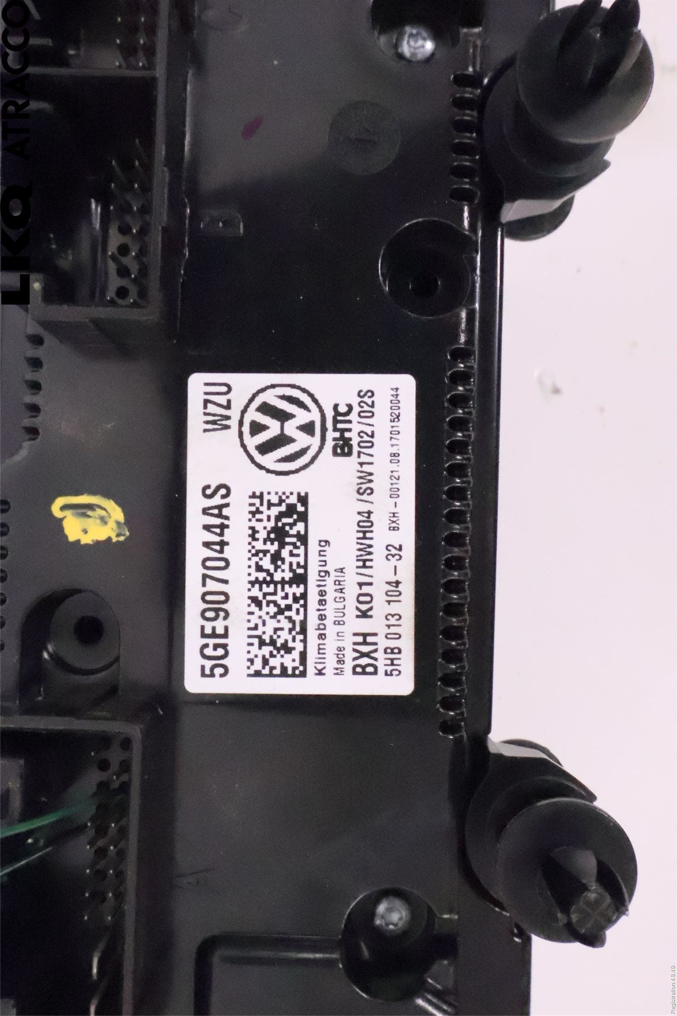 Volkswagen VW PASSAT 15-19 Ac Styrenhet Ac Manöveren