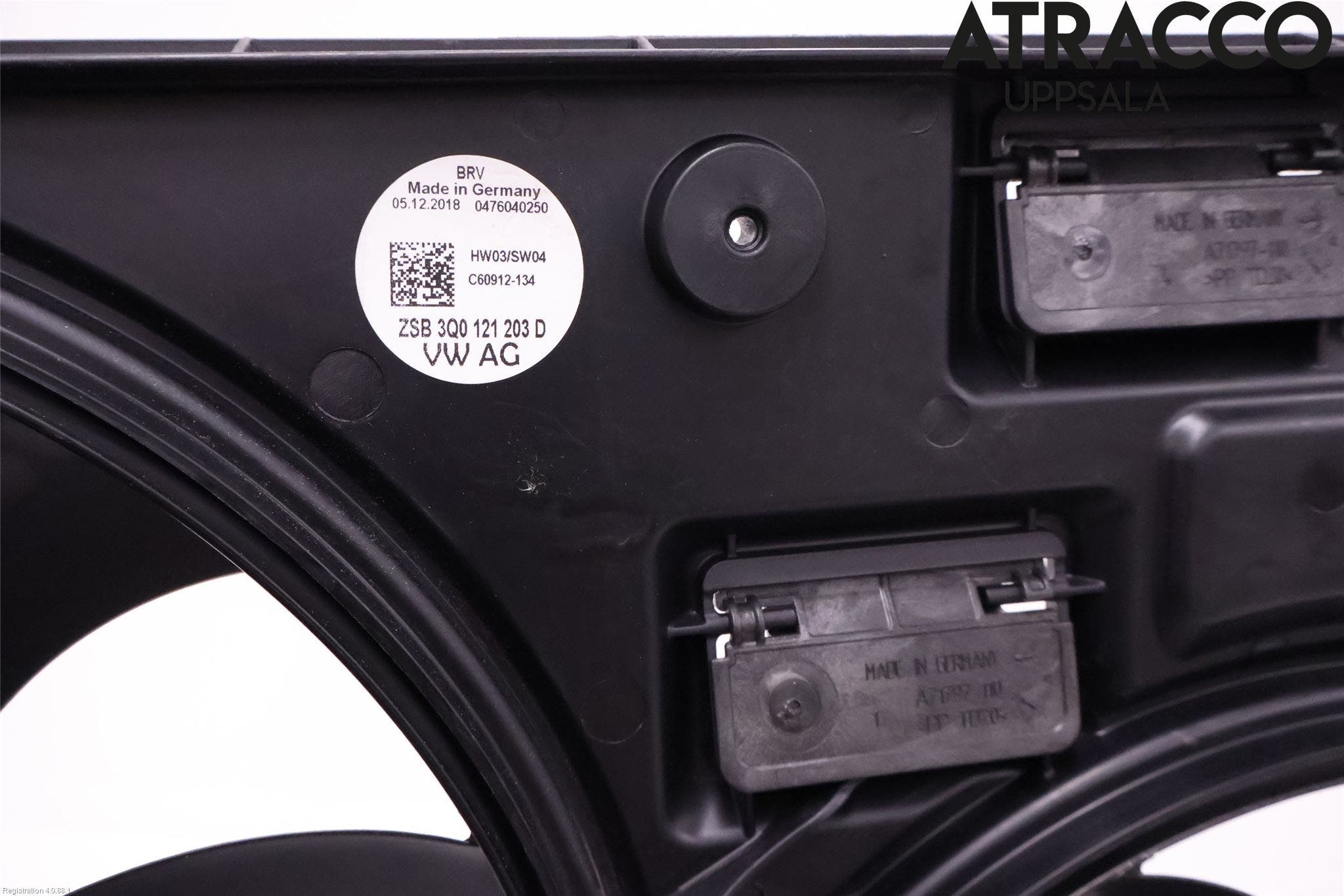 Volkswagen VW ARTEON 17- Kylfläkt El