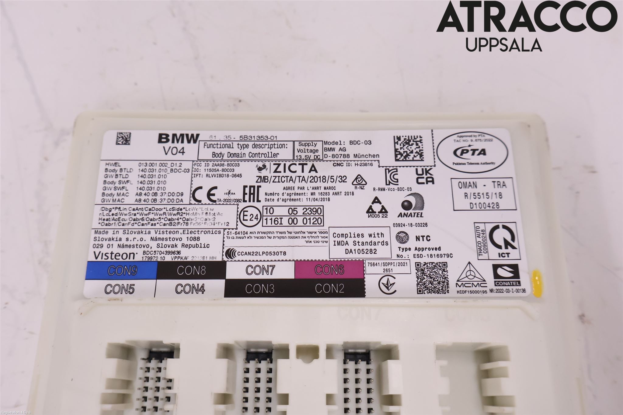 BMW 1 F40 19- Säkringsdosa-Elcentral