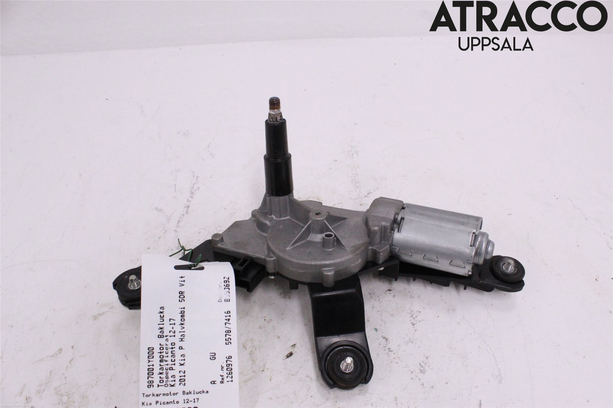Kia PICANTO 12-17 Torkarmotor Baklucka