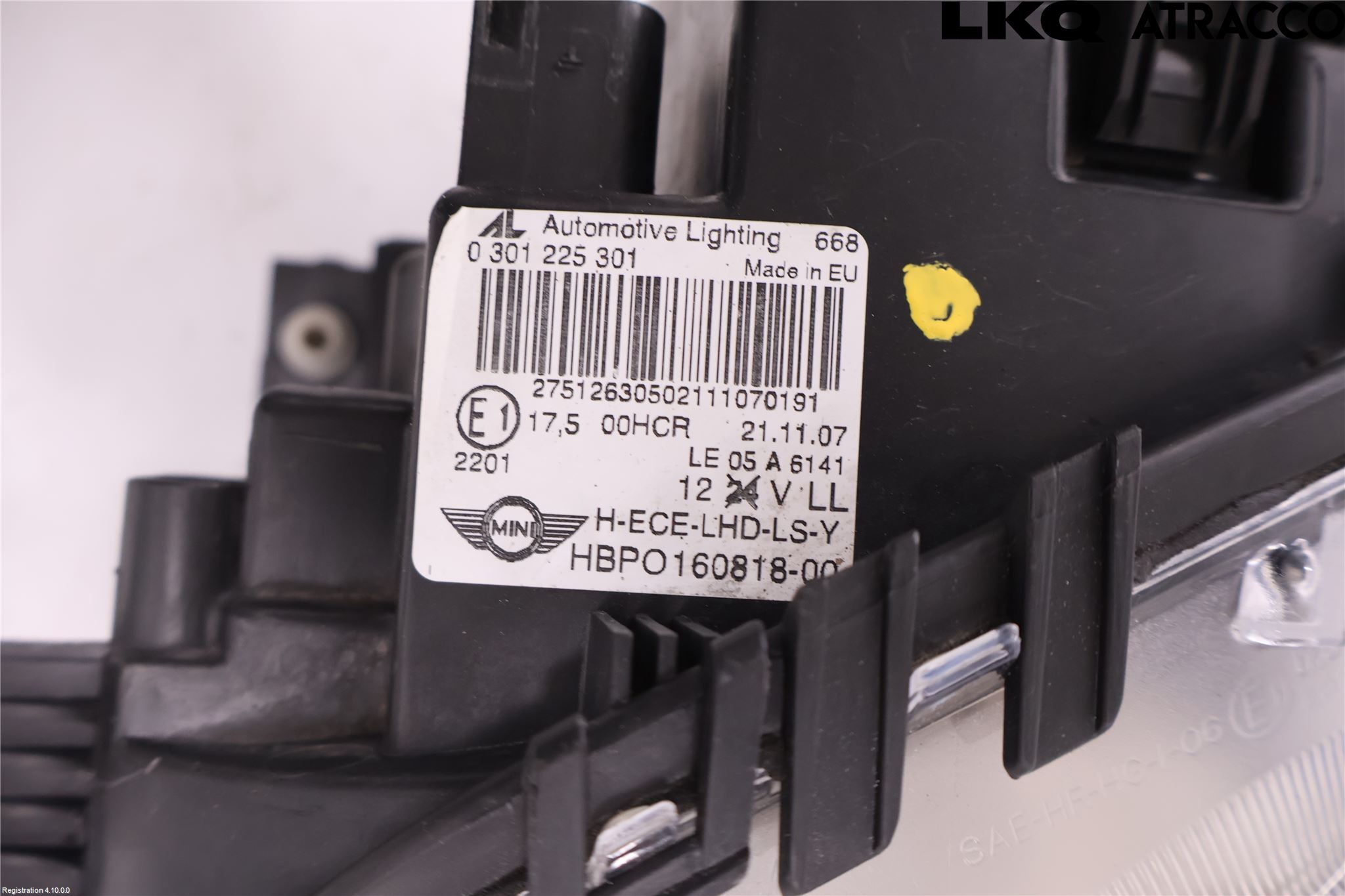 Mini COUPE R56 05-14 Strålkastare Vänster