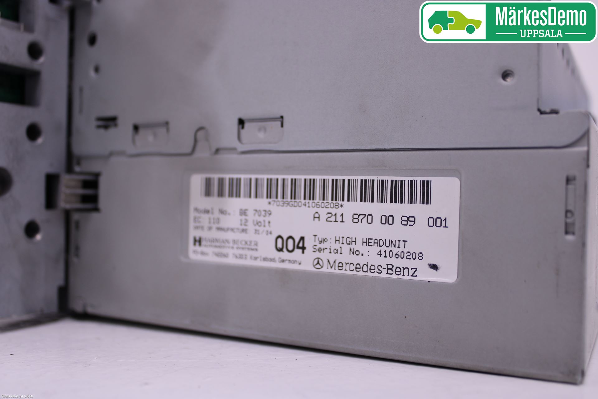 Mercedes-Benz MB E-KLASS (W211) 02-09 Gps Navigator