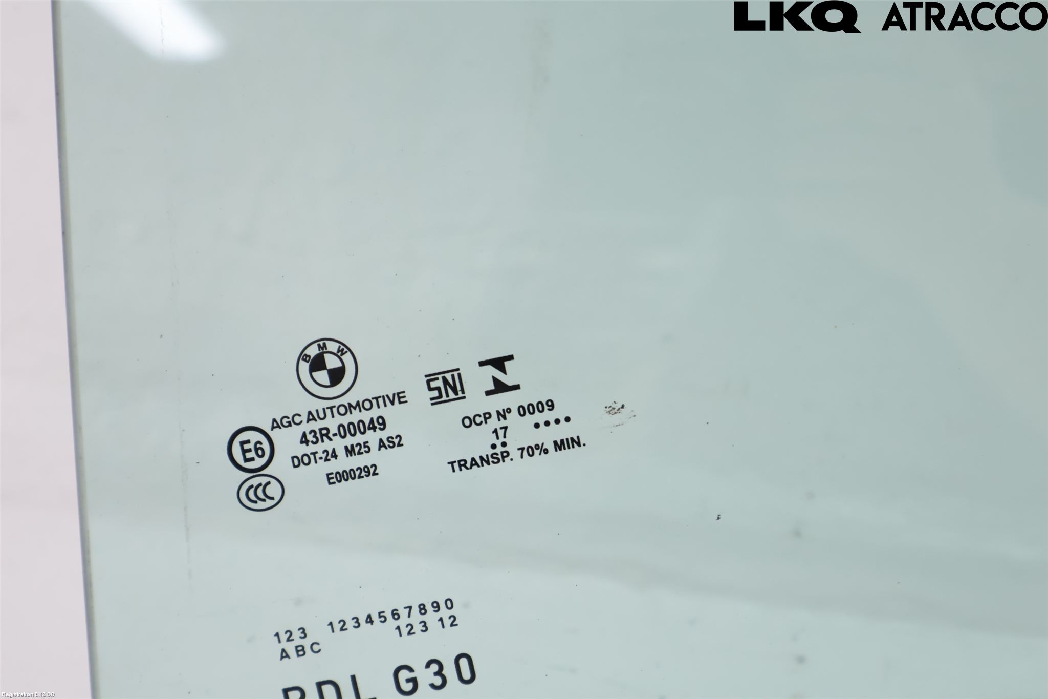 BMW 5 G30/G31/F90 17-23 Dörruta Bak Vänster