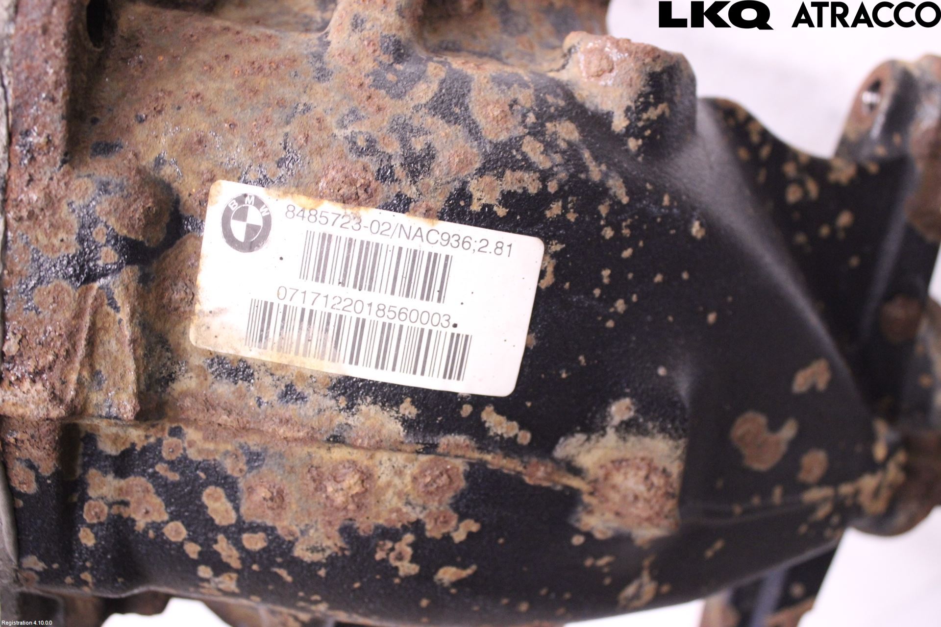 BMW 3 F30/F31/F80 12-19 Bakväxel-Diff