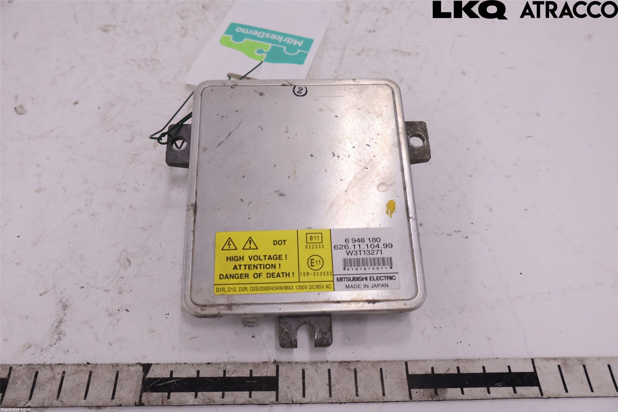 Volvo V70 08-13 Styrenhet Strålkastare