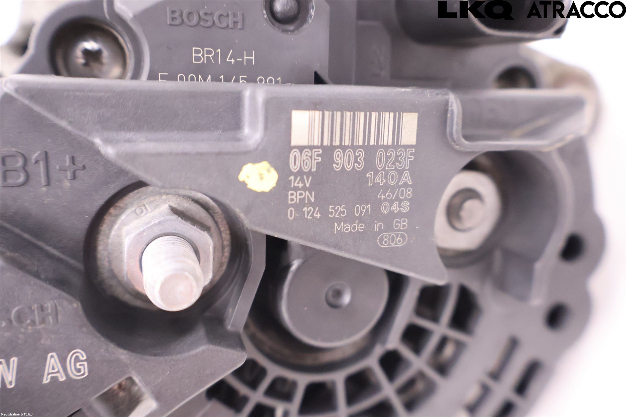 Volkswagen VW GOLF VI 09-13 Generator