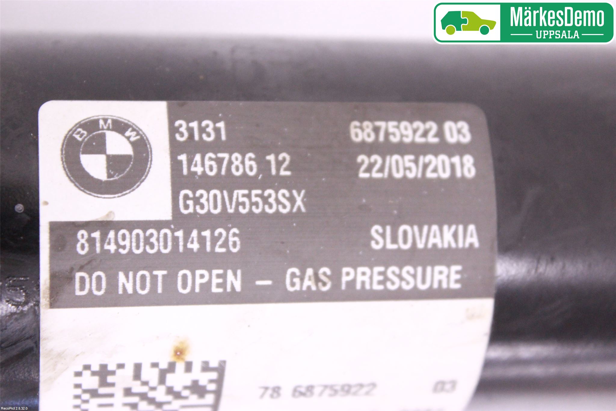 BMW 5 G30/G31/F90 17-23 Fjäderben Fram Höger