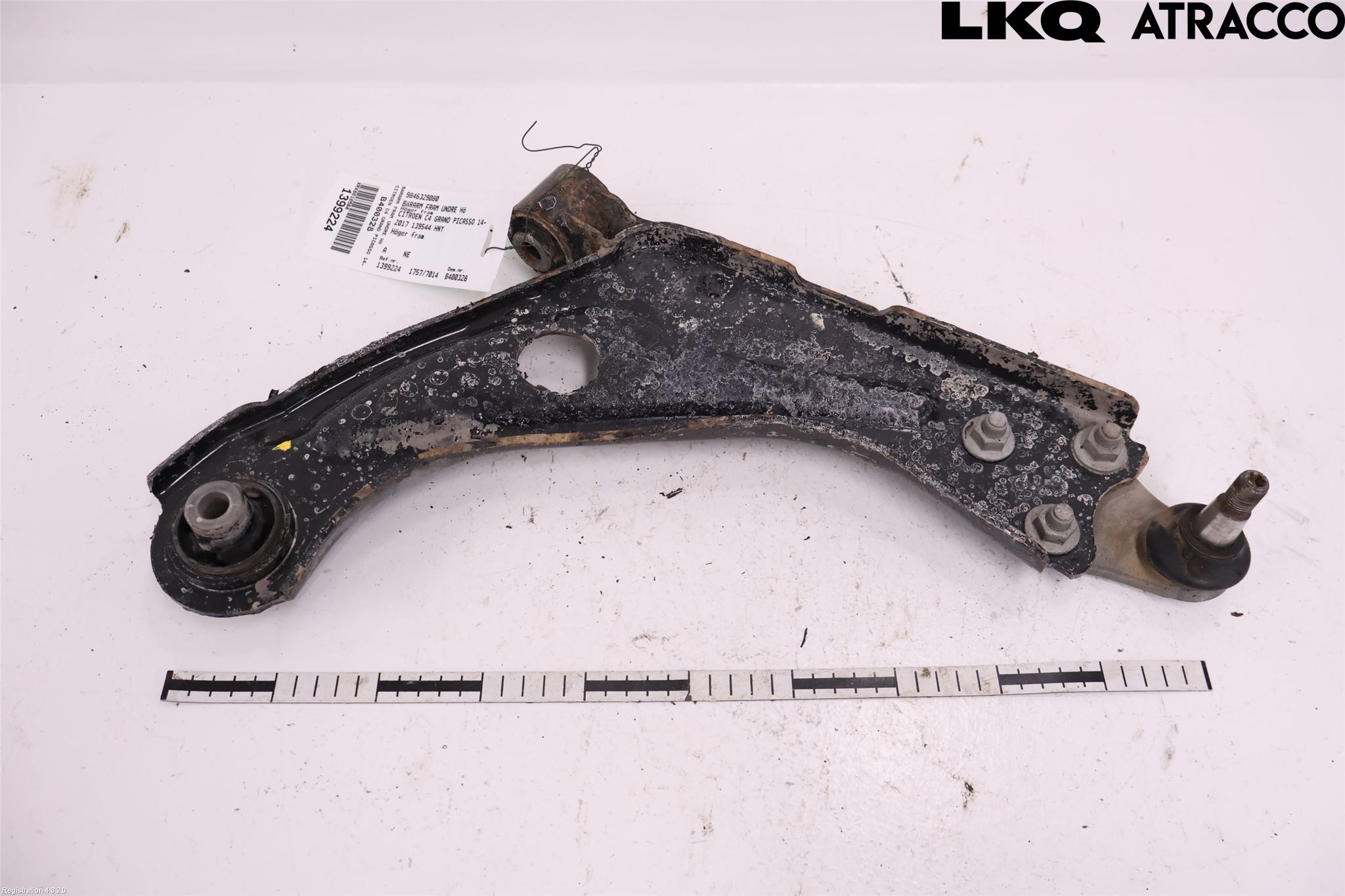 Citroen C4 GRAND PICASSO 14-18 Bärarm Fram Undre Hö