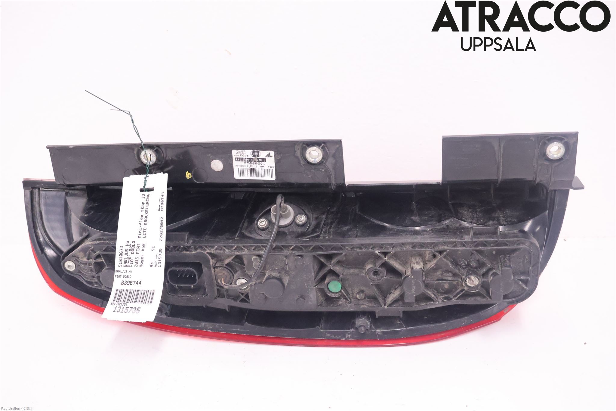 Fiat DOBLO CARGO Bakljus Höger