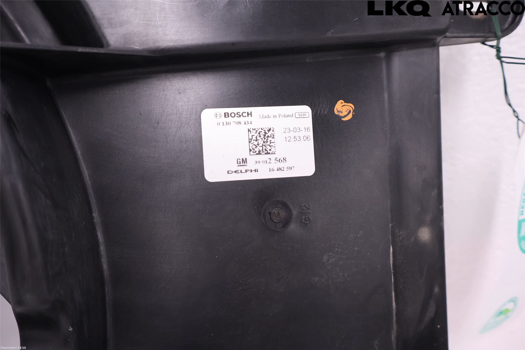 Opel ASTRA K 16-22 Kylfläkt El