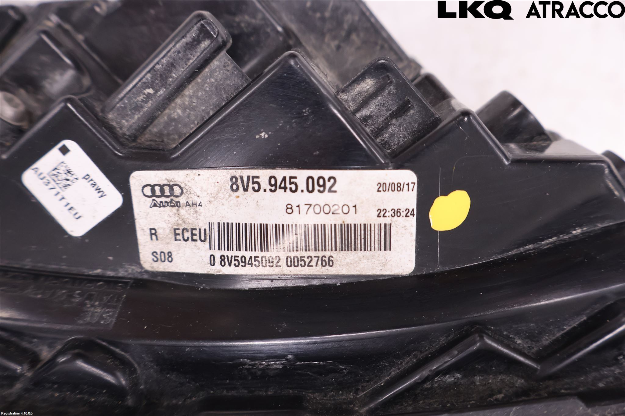 Audi A3/S3 8V 13-20 Bakljus Höger