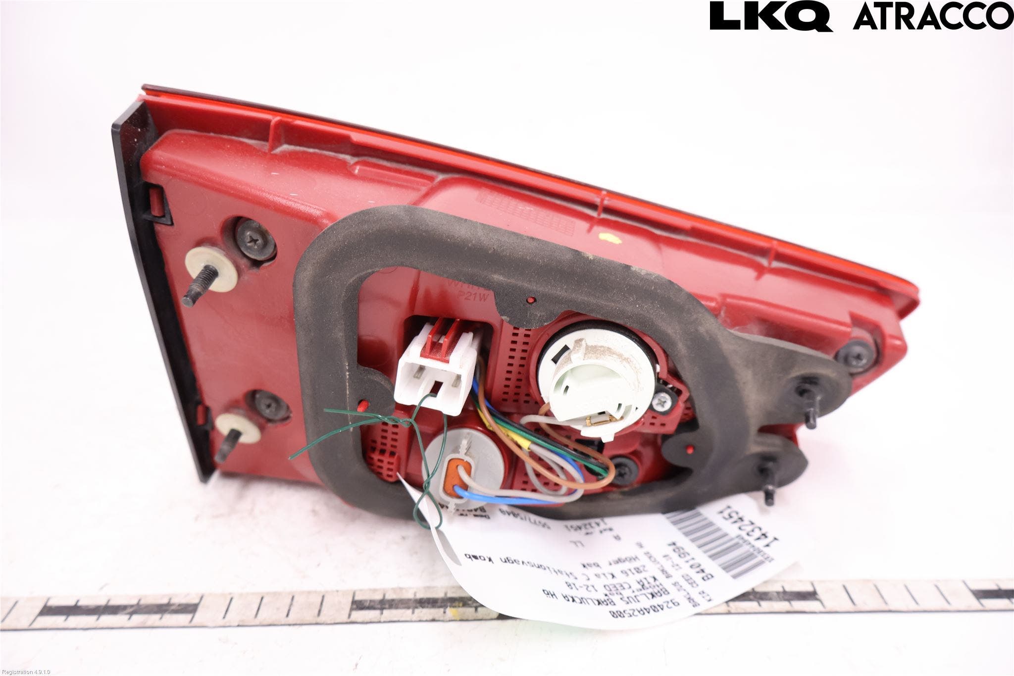 Kia CEED 12-18 Bakljus Lucka Hö