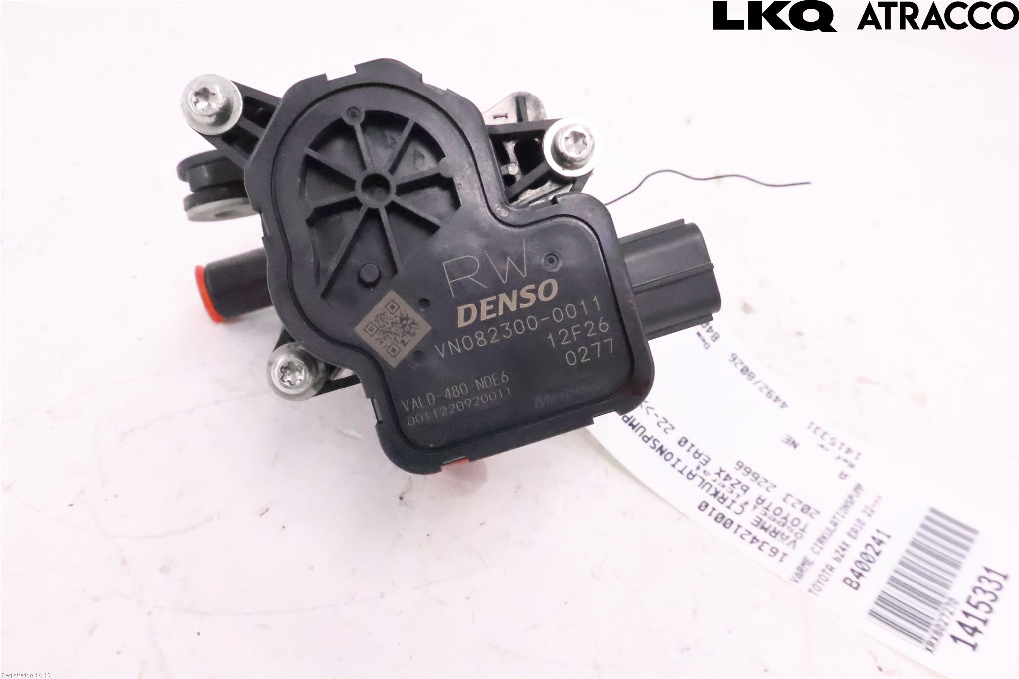 Toyota bZ4X EA10 22- Värme Cirkulationspump