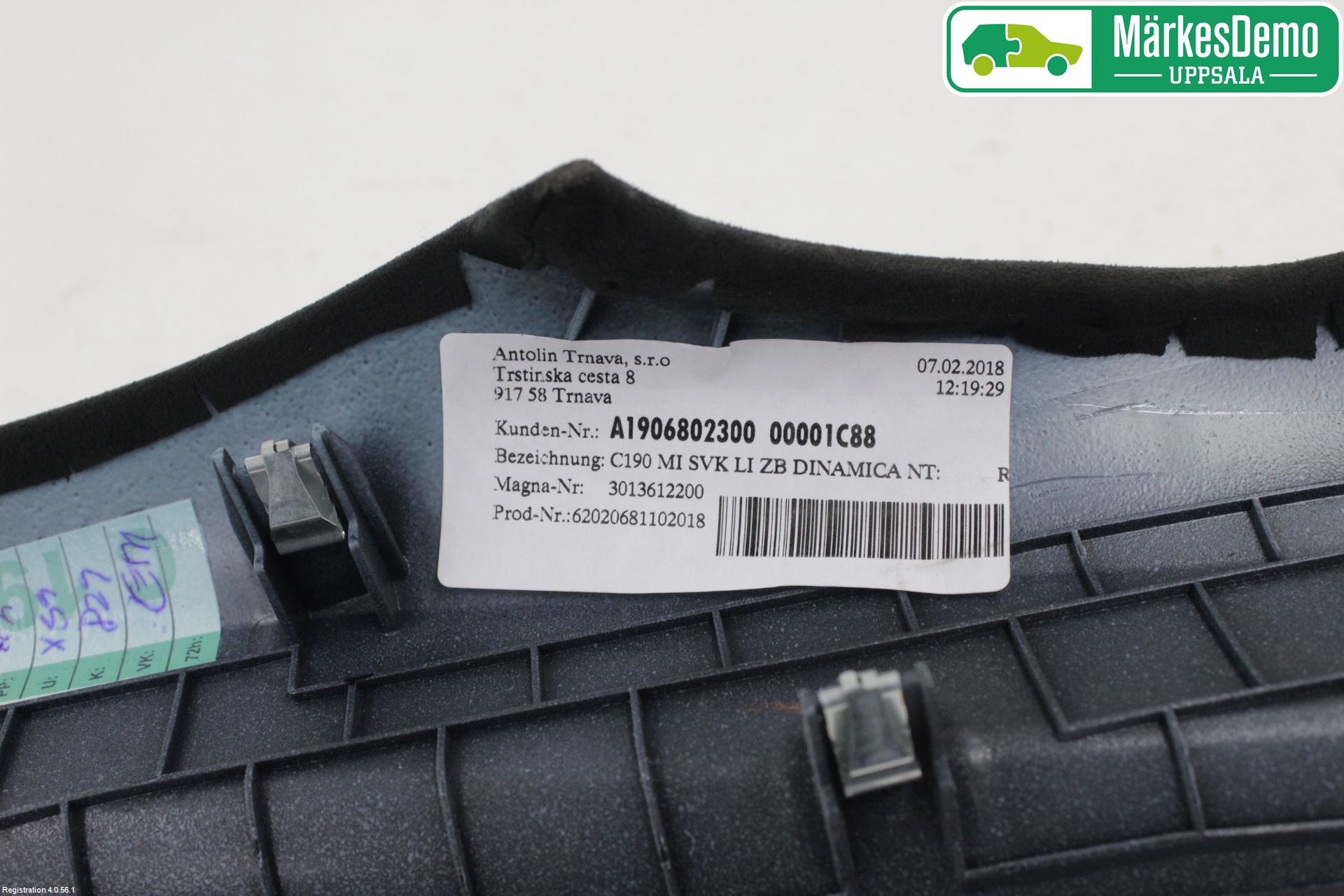 Mercedes-Benz MB AMG GT (C190/R190) 14-22 Instrumentkonsoll Mitt