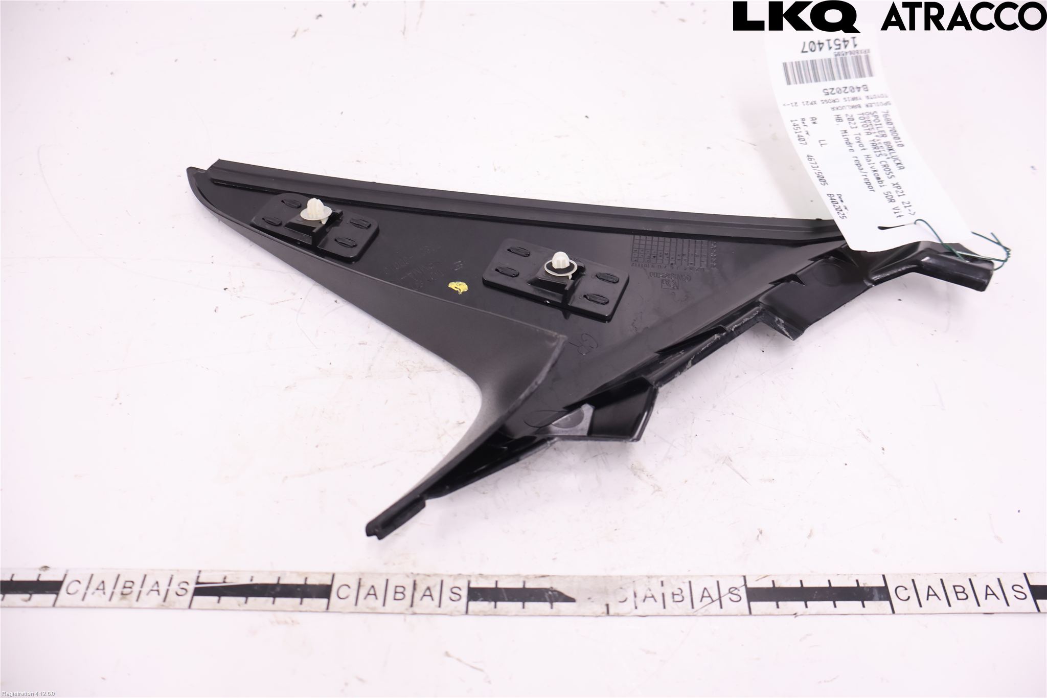Toyota YARIS CROSS XP21 21- Spoiler Baklucka