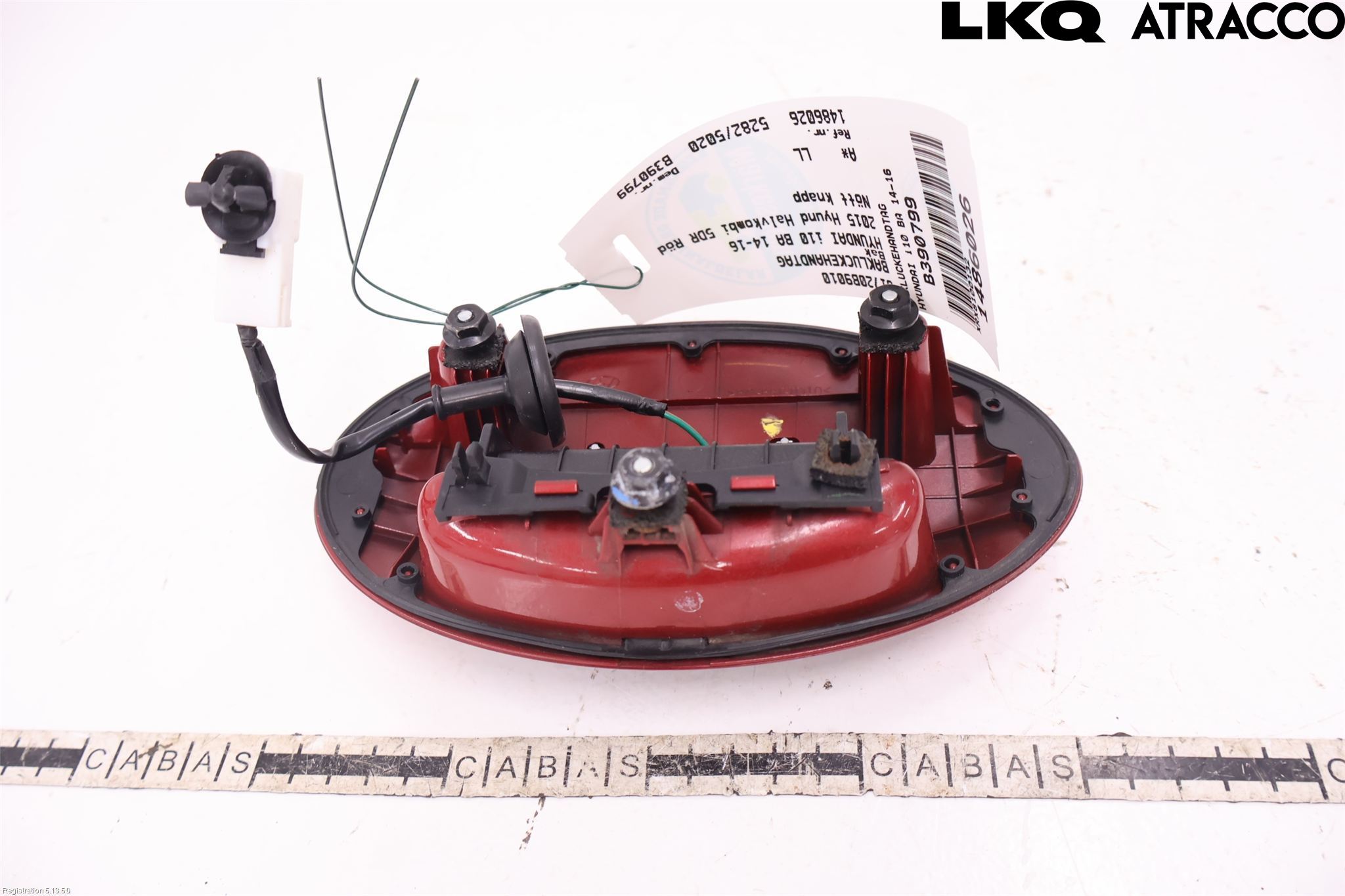 Hyundai i10 BA 14-16 Bakluckehandtag