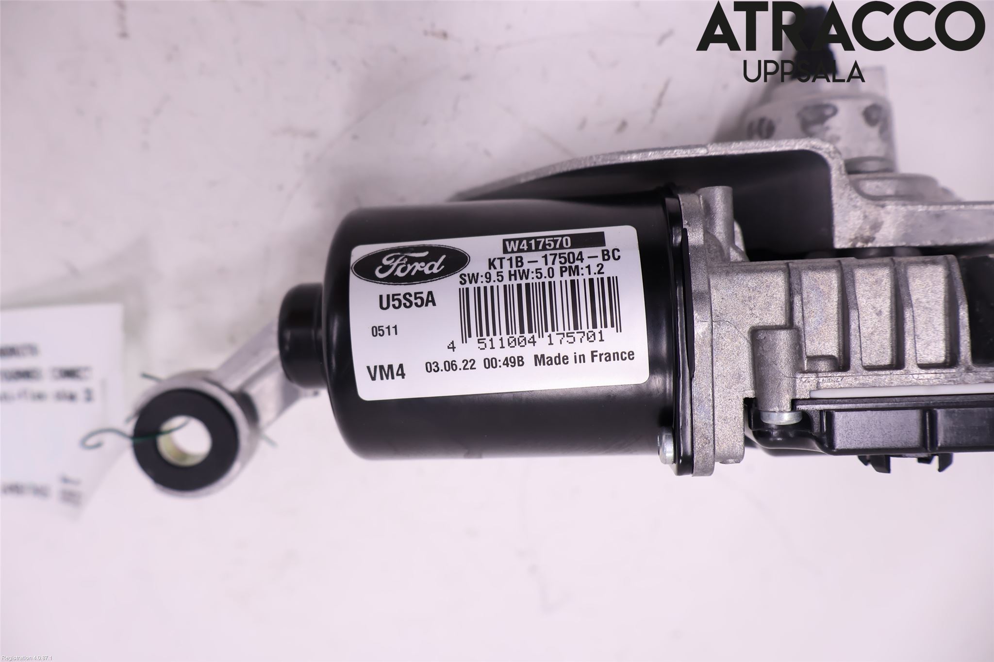 Ford TRANSIT/TOURNEO CONNECT 13-22 Torkarmotor Vindruta