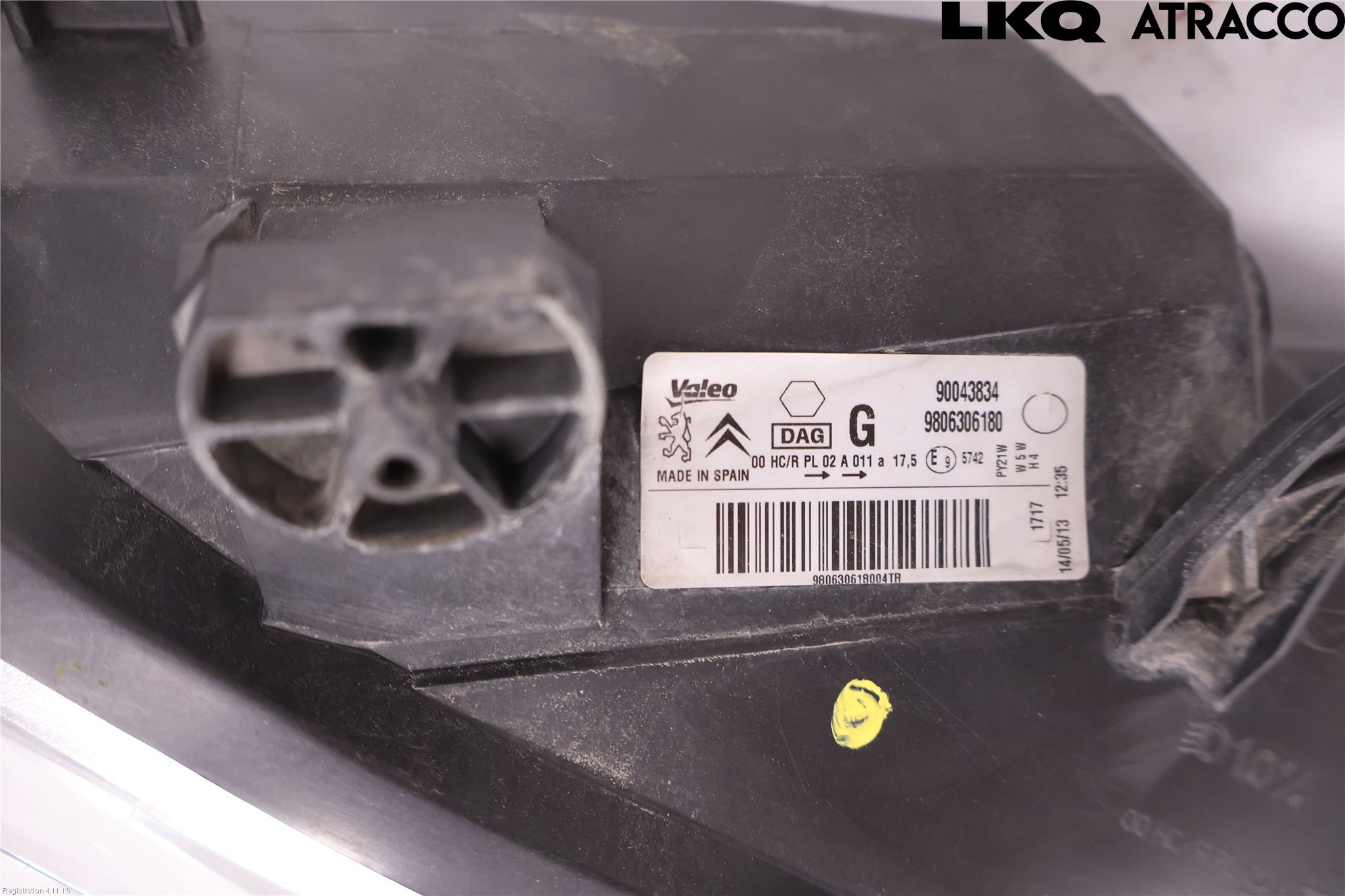 Citroen BERLINGO 08-18 Strålkastare Vänster