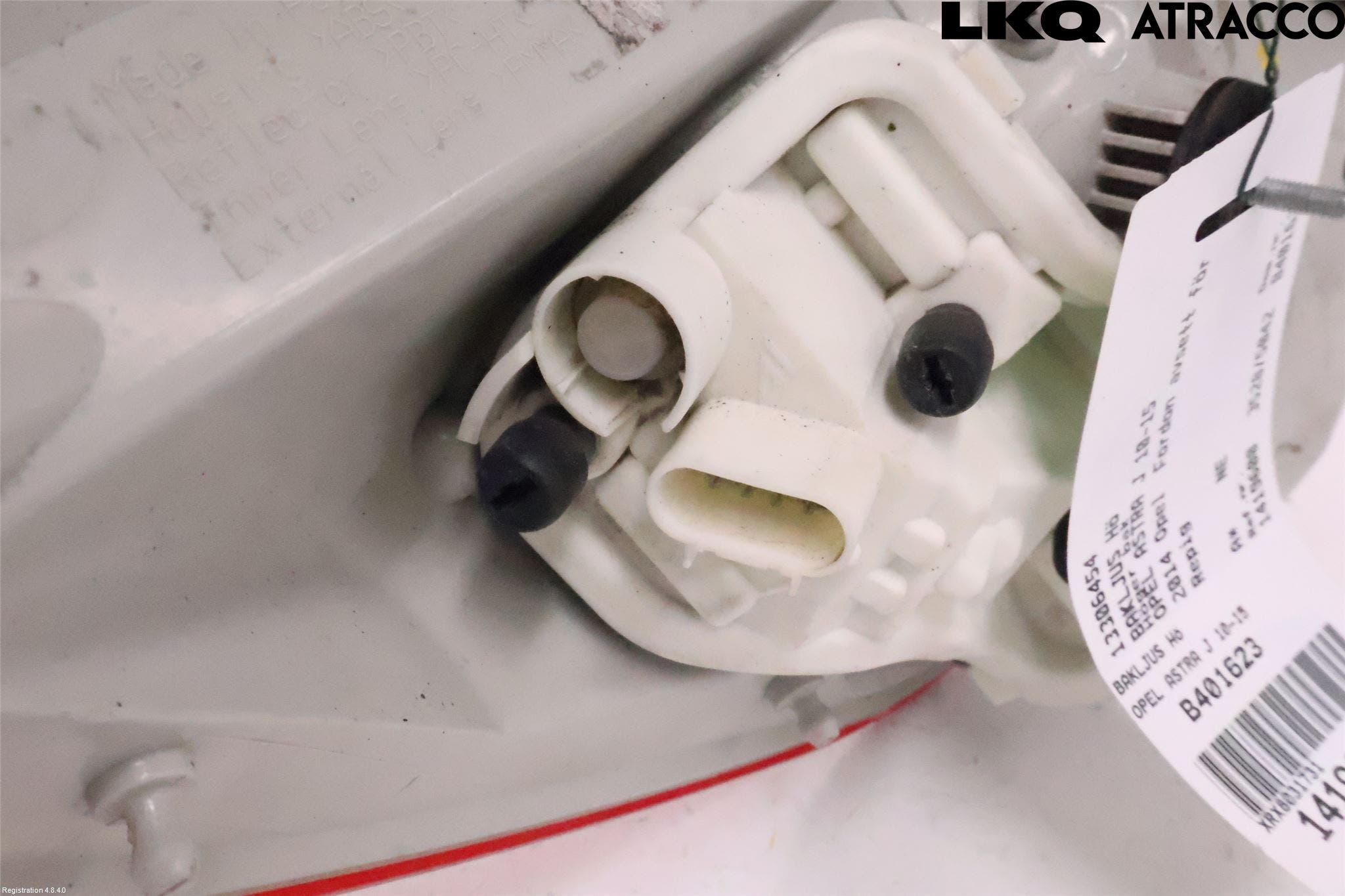 Opel ASTRA J 10-15 Bakljus Höger