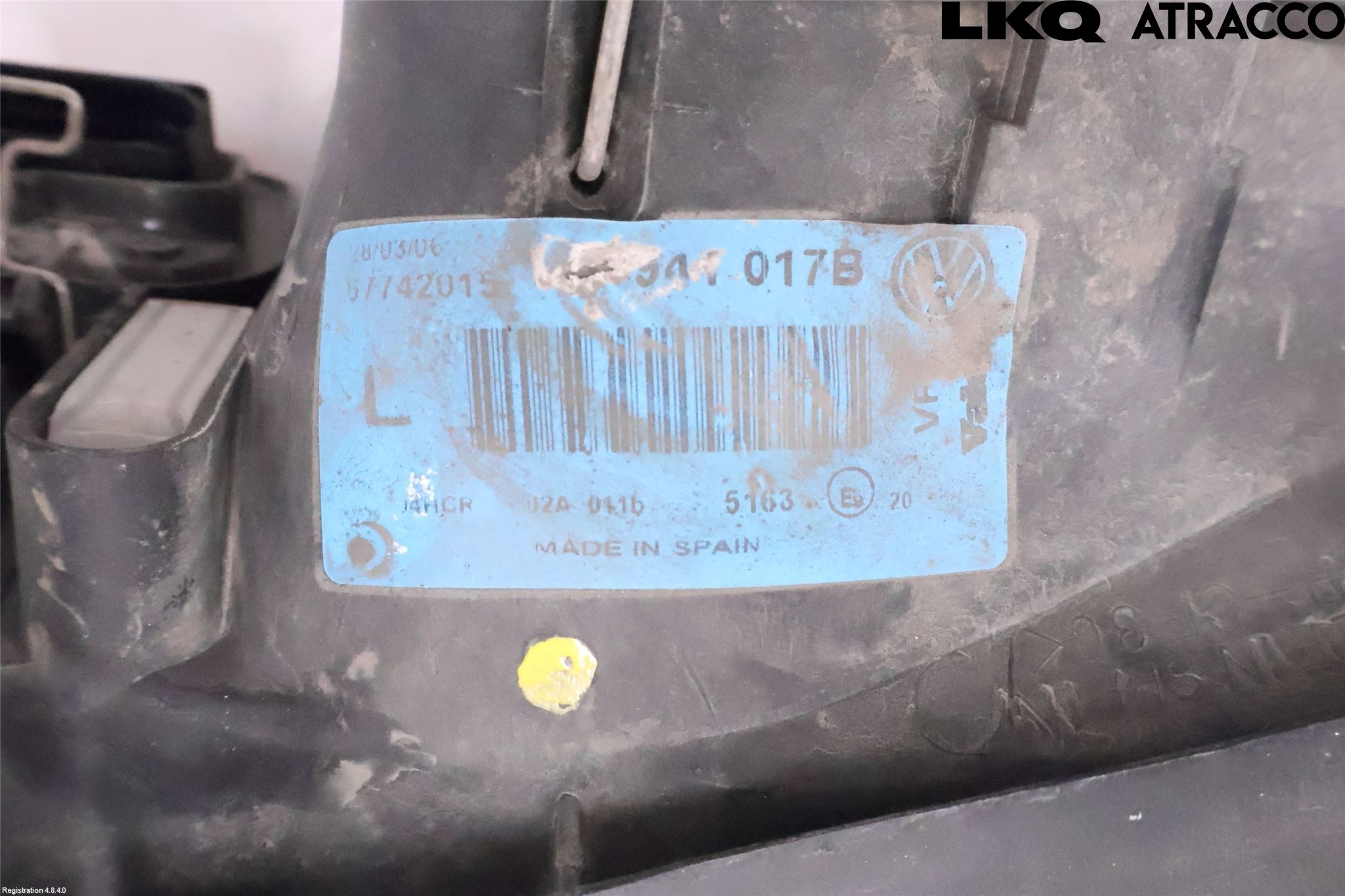 Volkswagen VW GOLF IV 98-06 Strålkastare Vänster