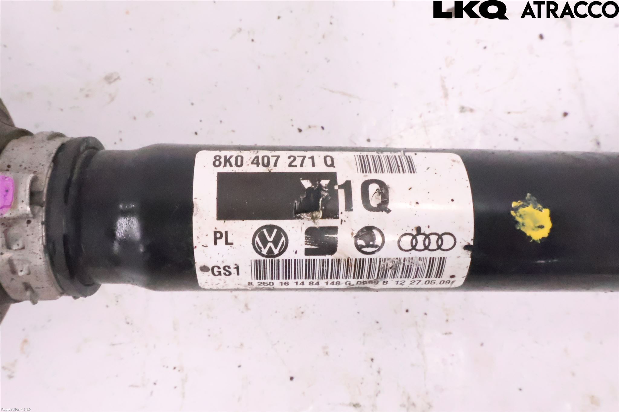 Audi A4/S4 08-11 Drivaxel Fram Höger