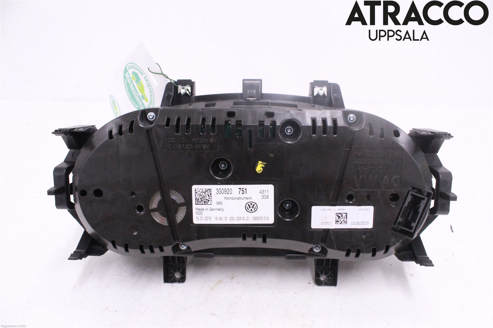 Volkswagen VW PASSAT 15-19 Instrument Komb